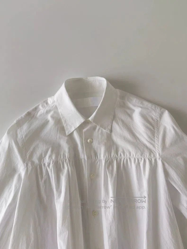 Comme des Garcons Tao Comme Des Garçons White Asymmetric Shirt . Size US S / EU 44-46 / 1 - 2 Thumbnail