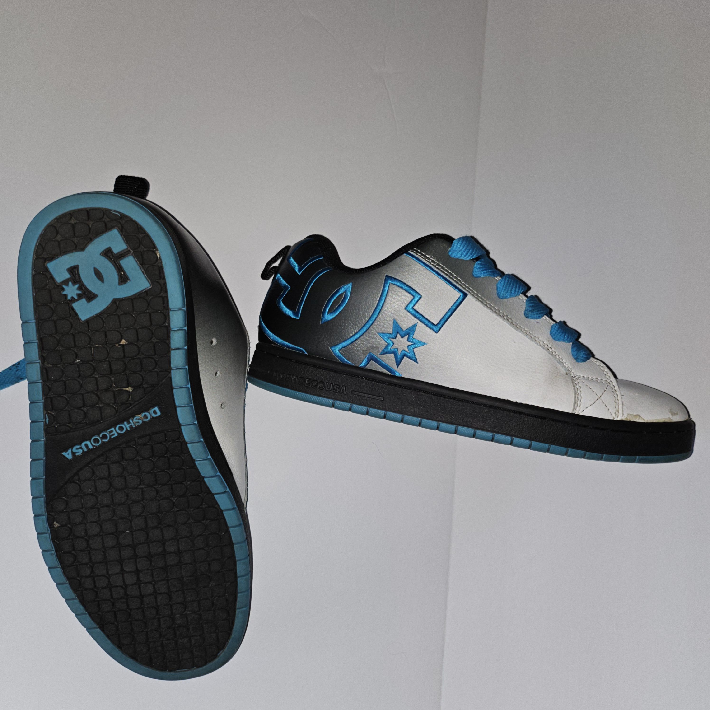 DC Court Graffik SE Blue White Black Men Size 11 Shoes