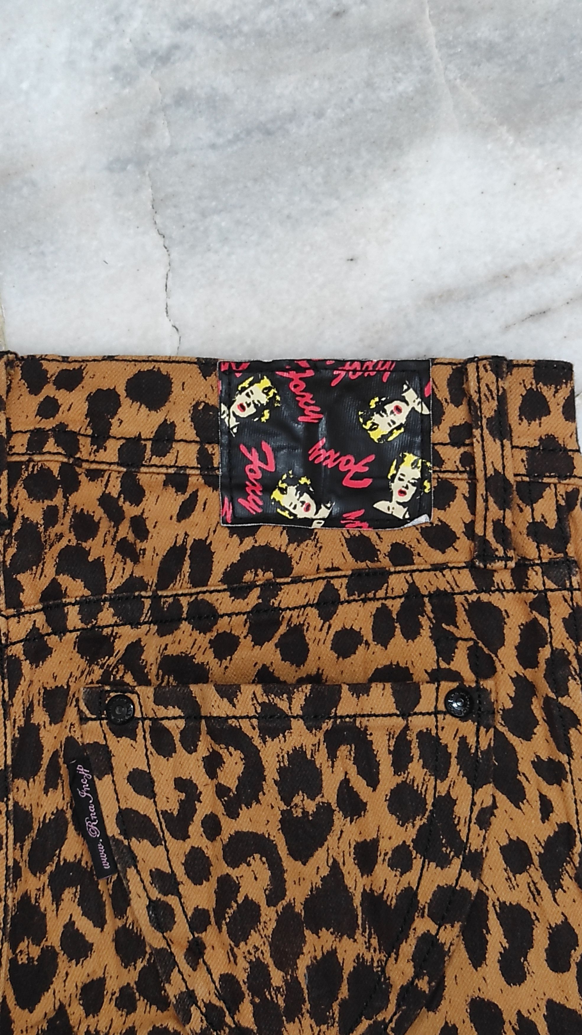 Japanese Brand Fw2000 RNA Japan X Foxy band leopard Print skinny jeans Size 27" / US 4 / IT 40 - 5 Thumbnail