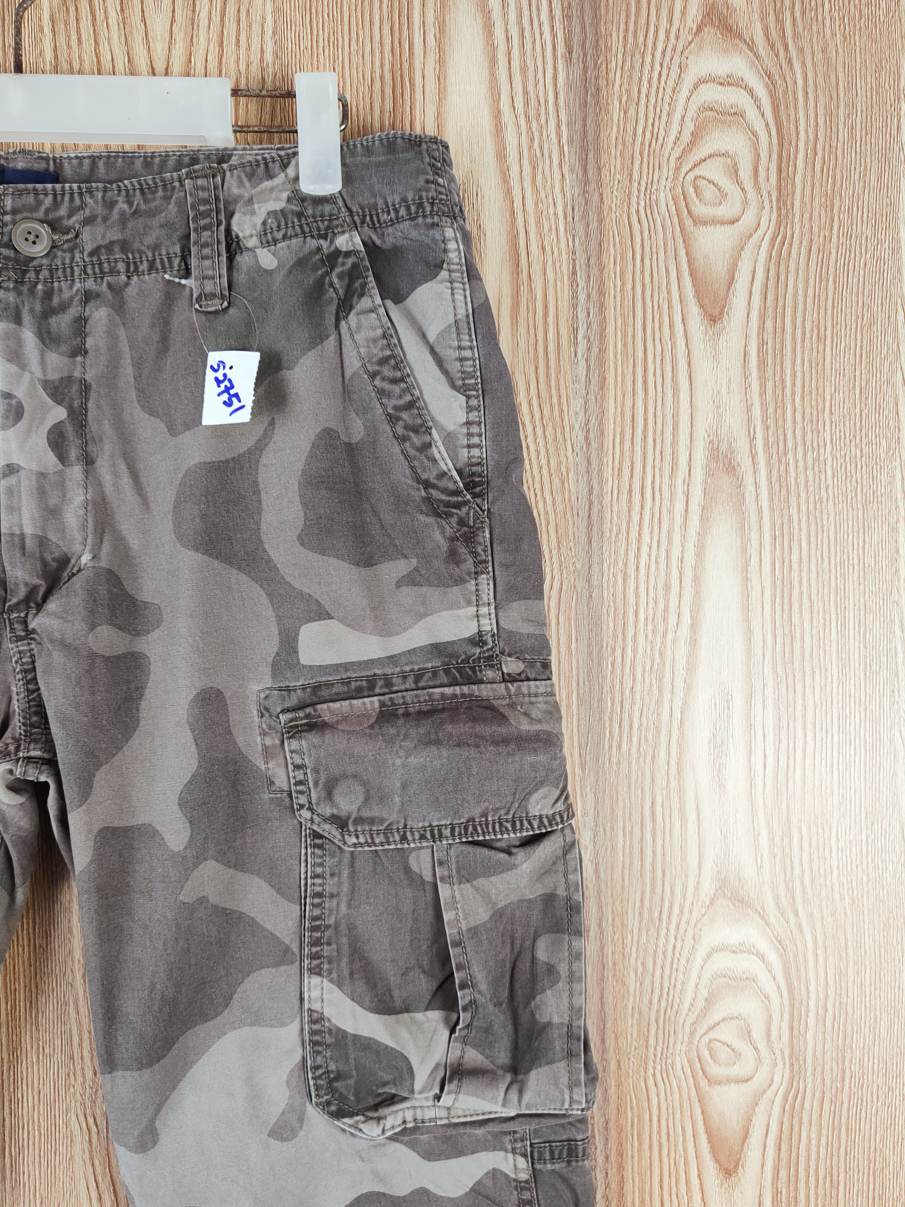 Gap DL Gap Camouflage Multipocket Tactical Cargo Pants #S2751 Size US 32 / EU 48 - 5 Thumbnail
