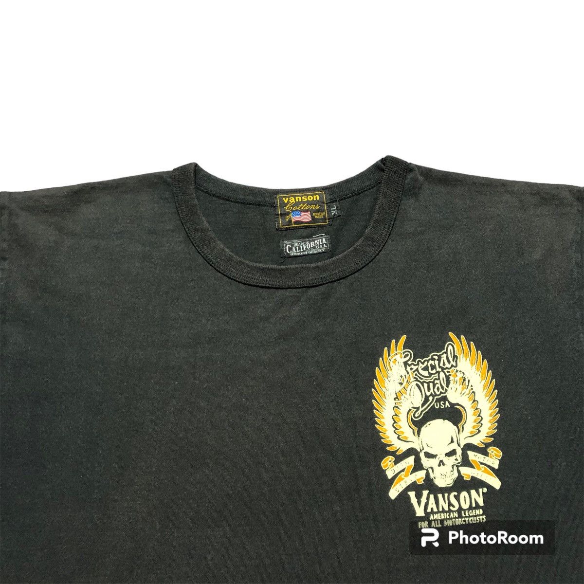 Vanson Leathers Rare‼️🔥Vanson American Legend For All Motorcyclists T-Shirt Size US M / EU 48-50 / 2 - 4 Thumbnail