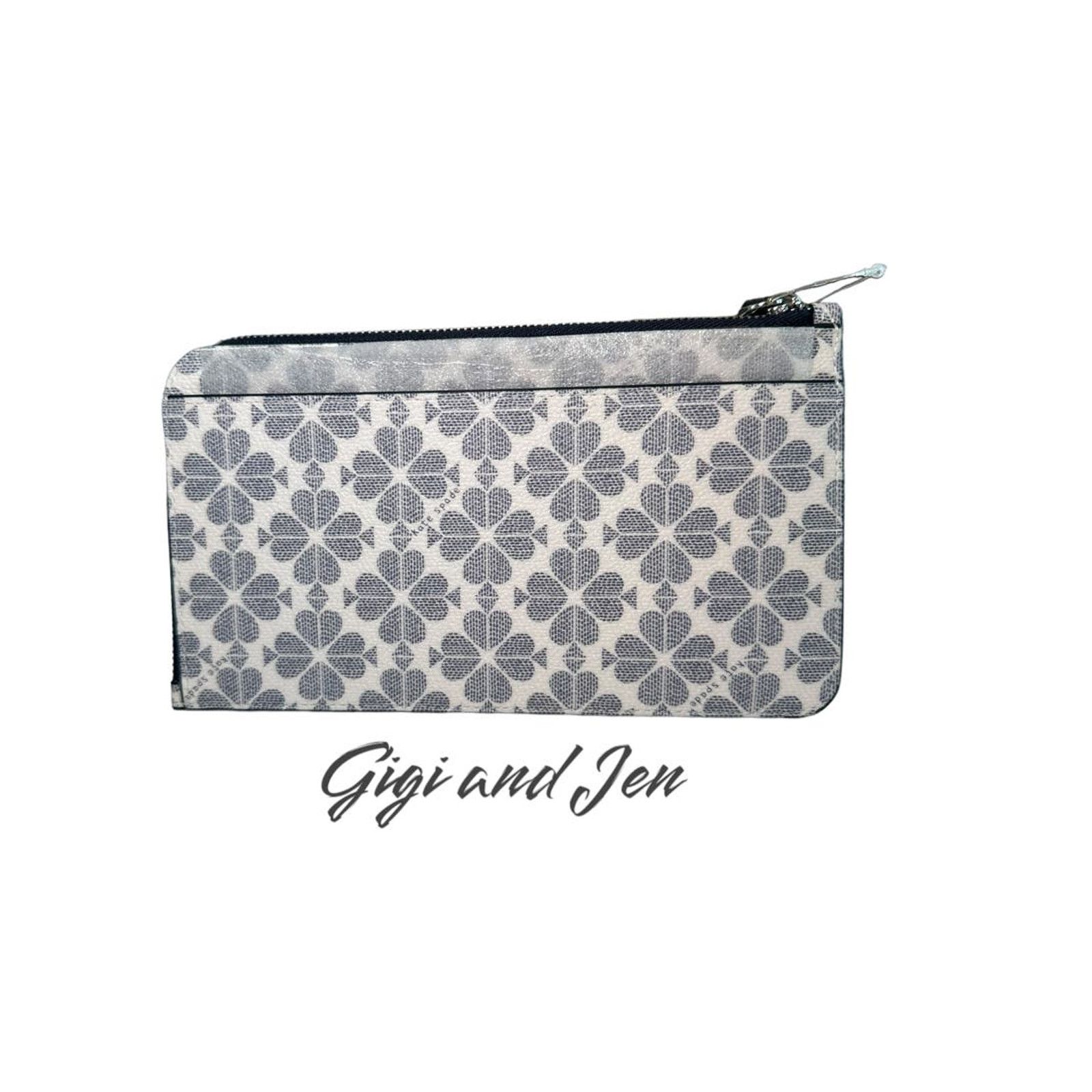 Kate Spade Kate Spade Lucy Spade Flower Medium L-zip Wristlet Size ONE SIZE - 2 Thumbnail