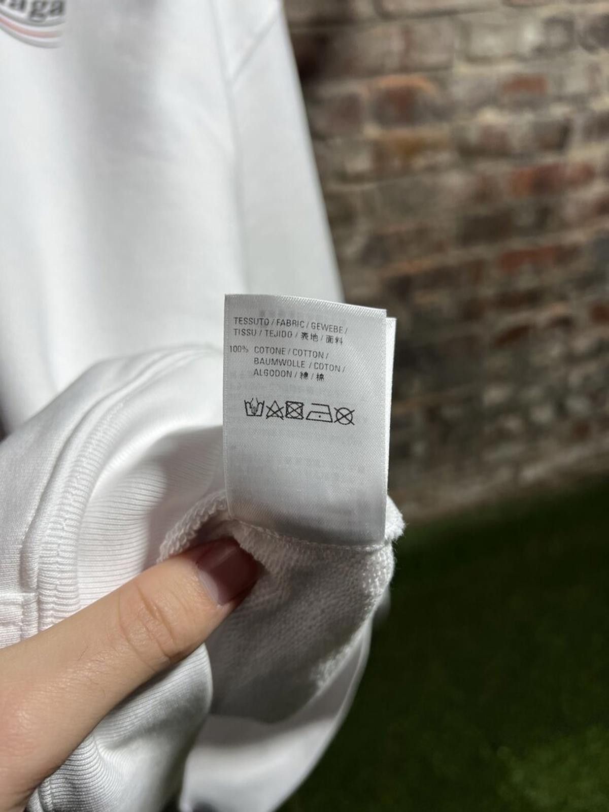 Balenciaga Balenciaga Campaign Hoodie White Sz. M Size ONE SIZE - 9 Thumbnail