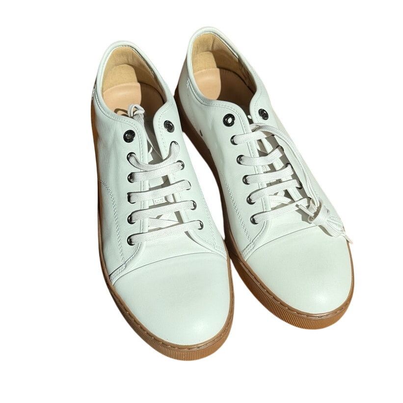 Lanvin Lanvin NWOB DBB1 Low Top White Sneakers 10UK/ US 11 Size US 11 / EU 44 - 1 Thumbnail