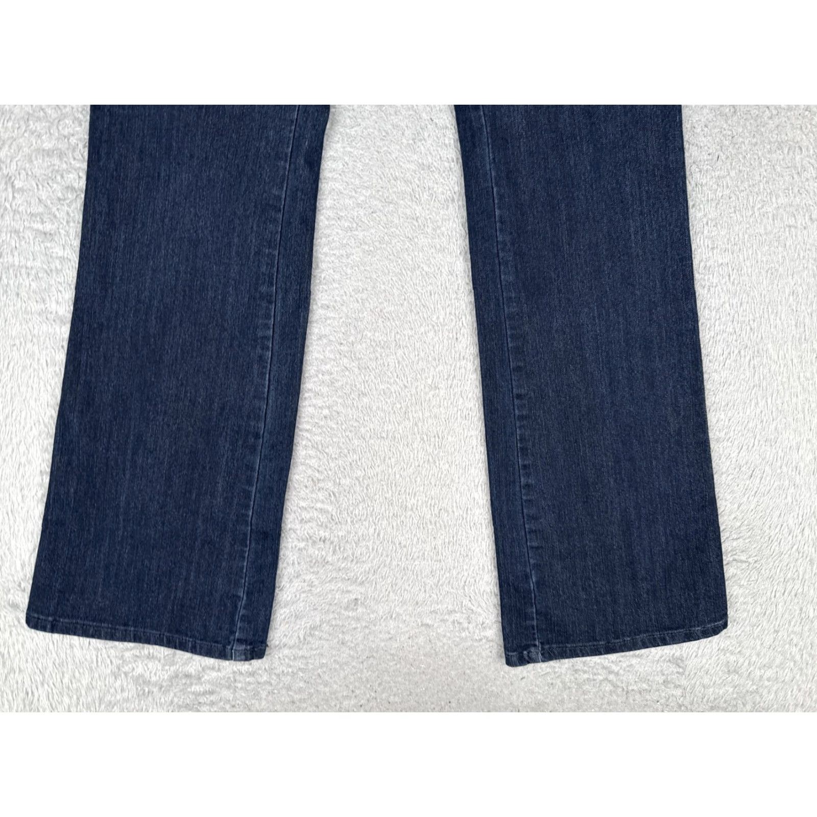 Vintage N62 Signature Fit Bootcut Jeans Womens 6 Blue Dark Wash Mid Rise Stretch 28x31 Size 28" / US 6 / IT 42 - 2 Thumbnail