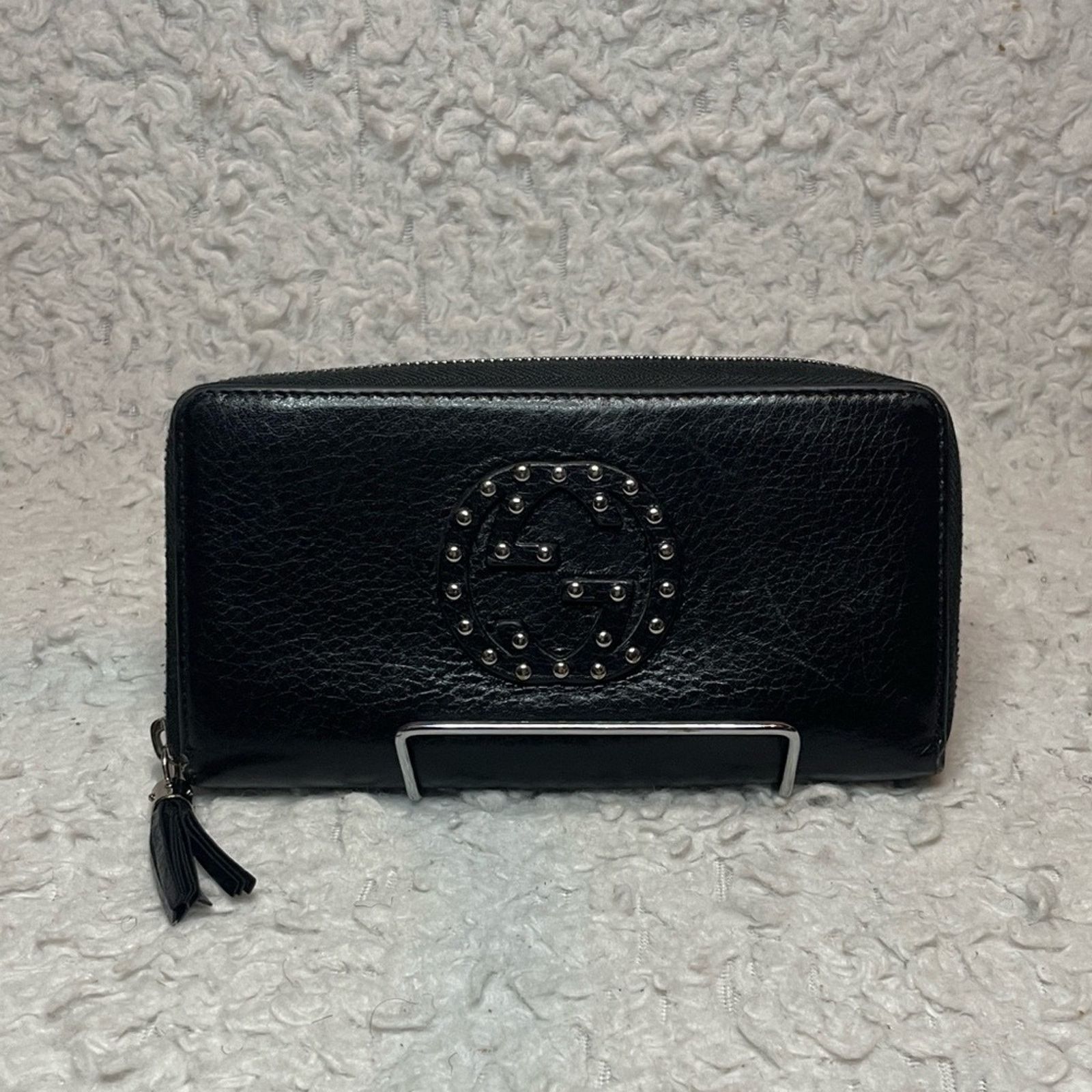 Gucci Gucci Studded GG Soho Continental Zip Wallet Size ONE SIZE - 1 Thumbnail