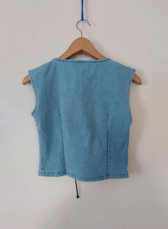 Vintage Denim look vintage top 8 Size S / US 4 / IT 40 - 3 Thumbnail