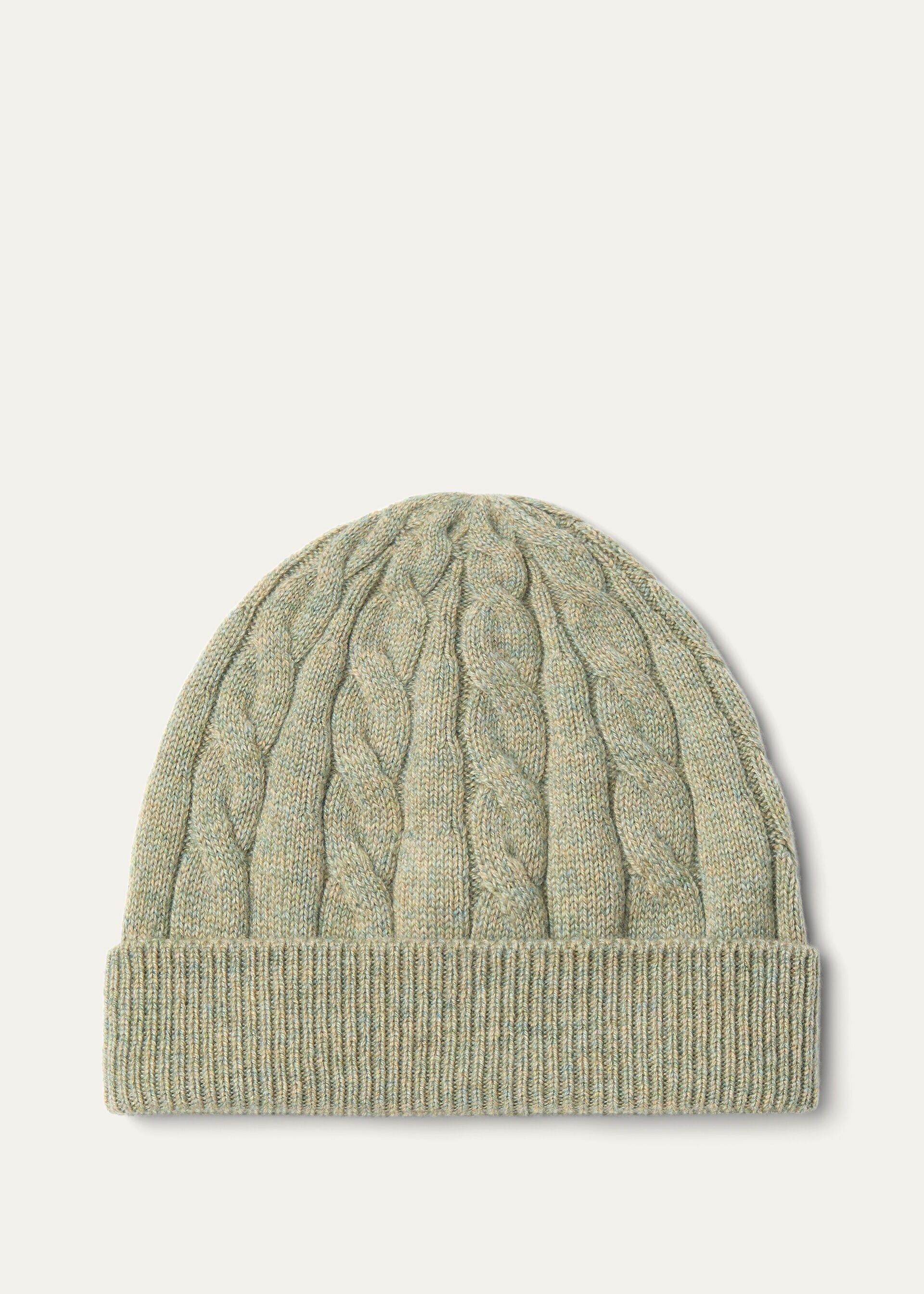 Loro Piana os11x0426 FAQ6425 Size: OS / Cedar Beanie Hat/Cap in Green Size ONE SIZE - 1 Thumbnail