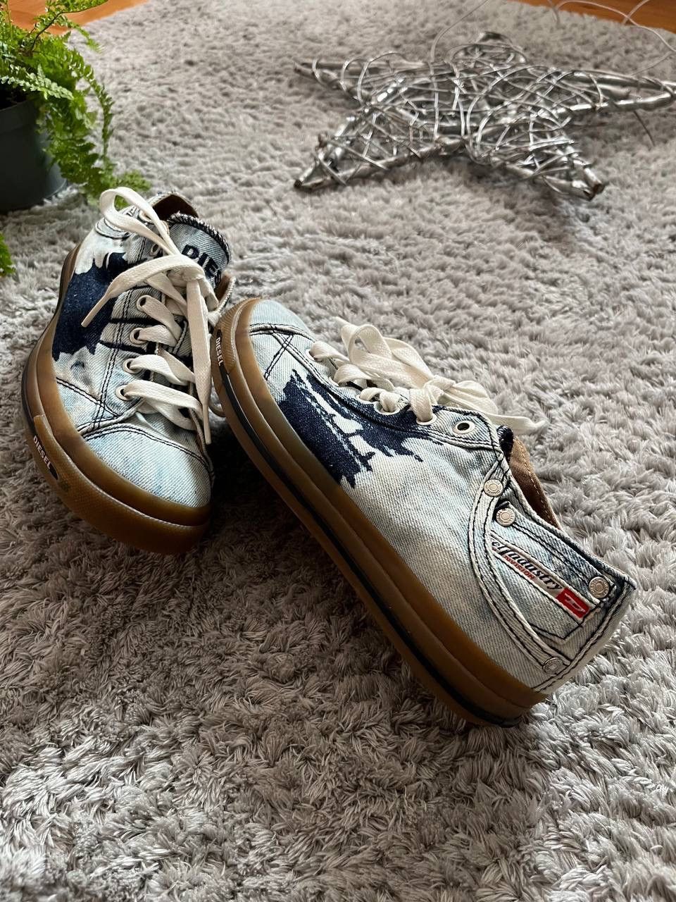 Diesel × Vintage Diesel Sneakers Streetwear Vintage Avant Garde Archive Rare Size US 8.5 / IT 38.5 - 4 Thumbnail