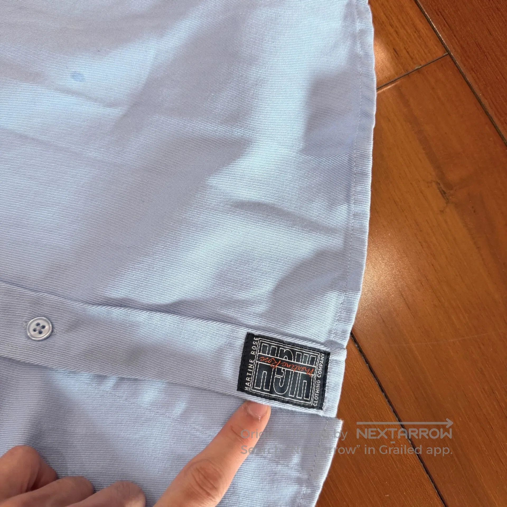 Martine Rose Martine Rose Blue Loose Long. Size US M / EU 48-50 / 2 - 6 Thumbnail