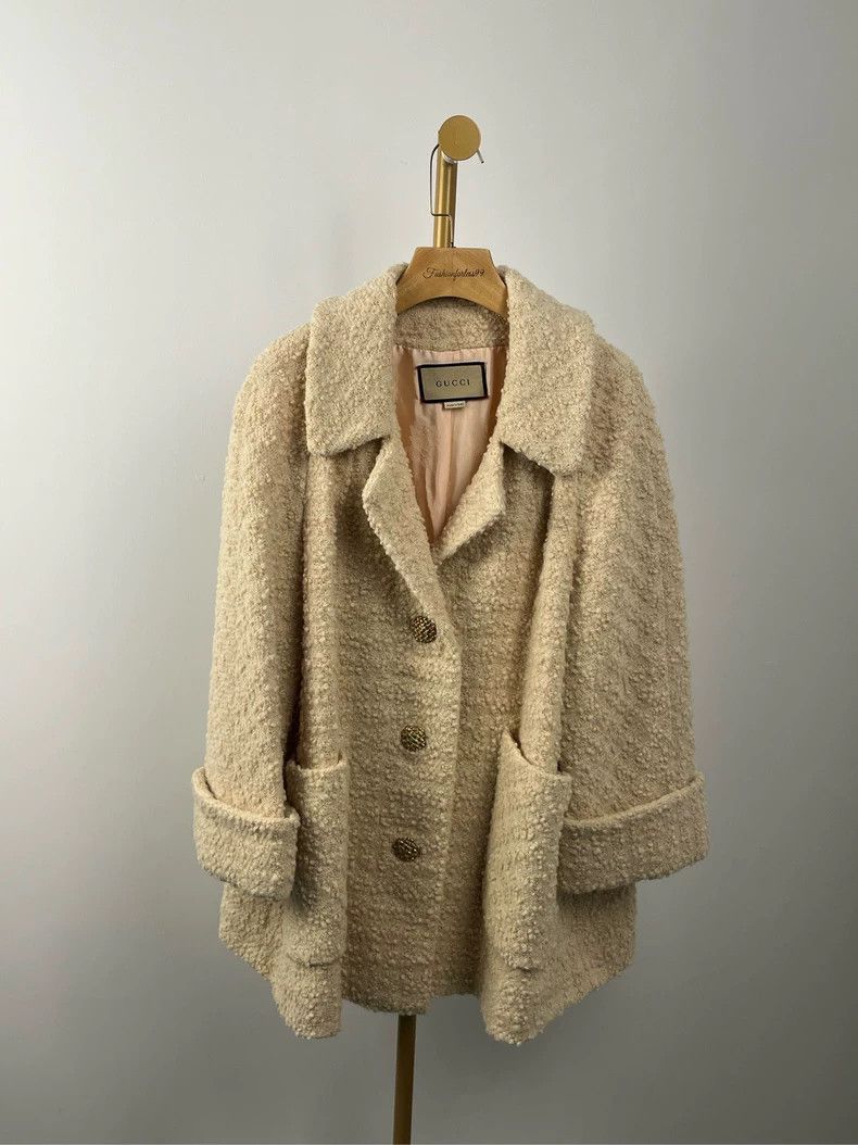 Gucci Gucci Tweed lapel single-breasted long-sleeved jacket 2504- Size XS / US 0-2 / IT 36-38 - 1 Thumbnail
