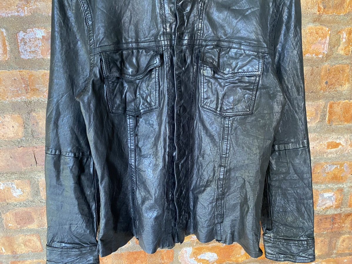 Japanese Brand 2000s Luva Tram by Ueno Shokai sheepskin Leather Jacket Size US M / EU 48-50 / 2 - 4 Thumbnail