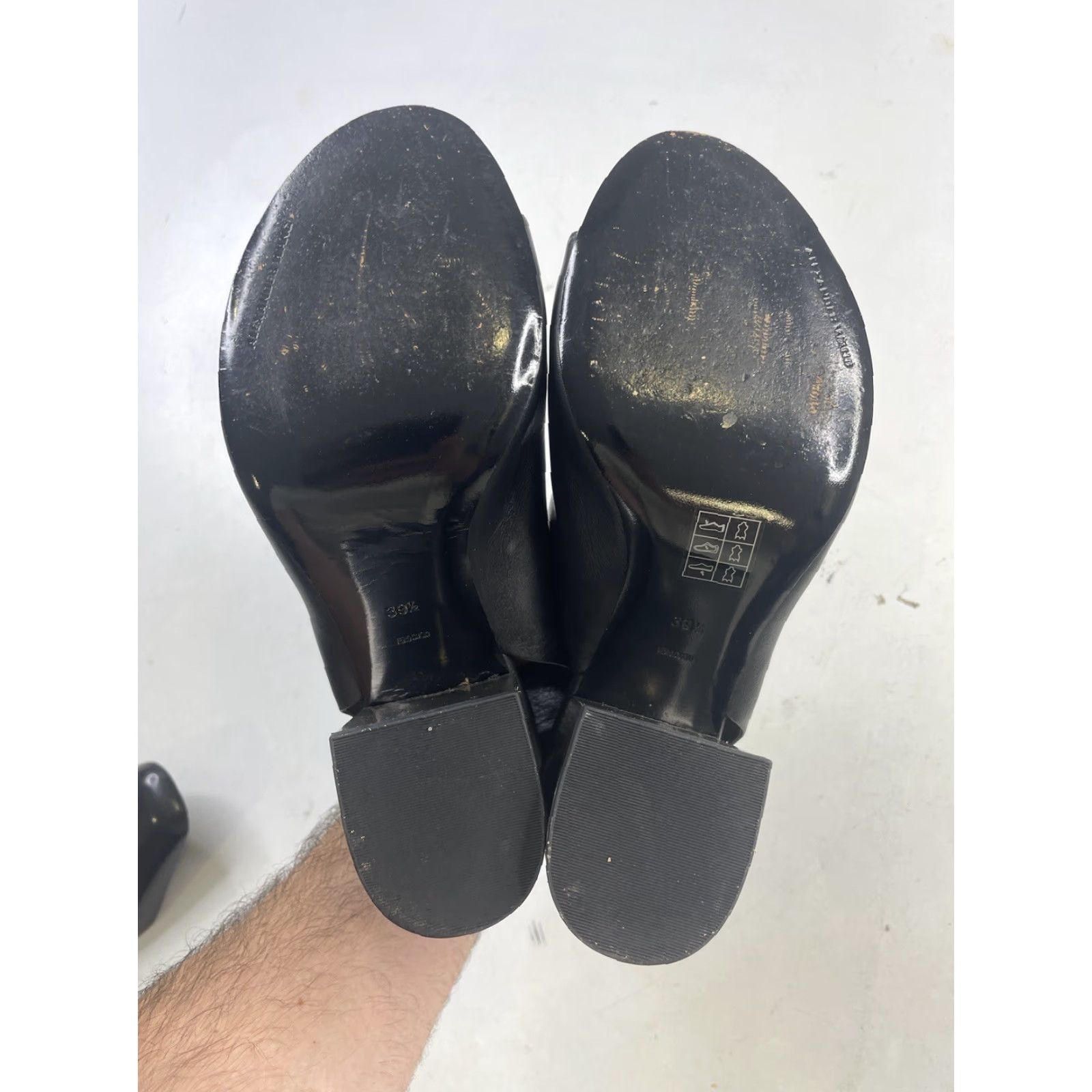 Alexander Wang Alexander Wang Nadia black Leather Open peep toe booties Boots 9.5US 39.5EU Women Leather Peep Toe Bootie Vintage 0 Size US 10 / IT 40 - 6 Thumbnail