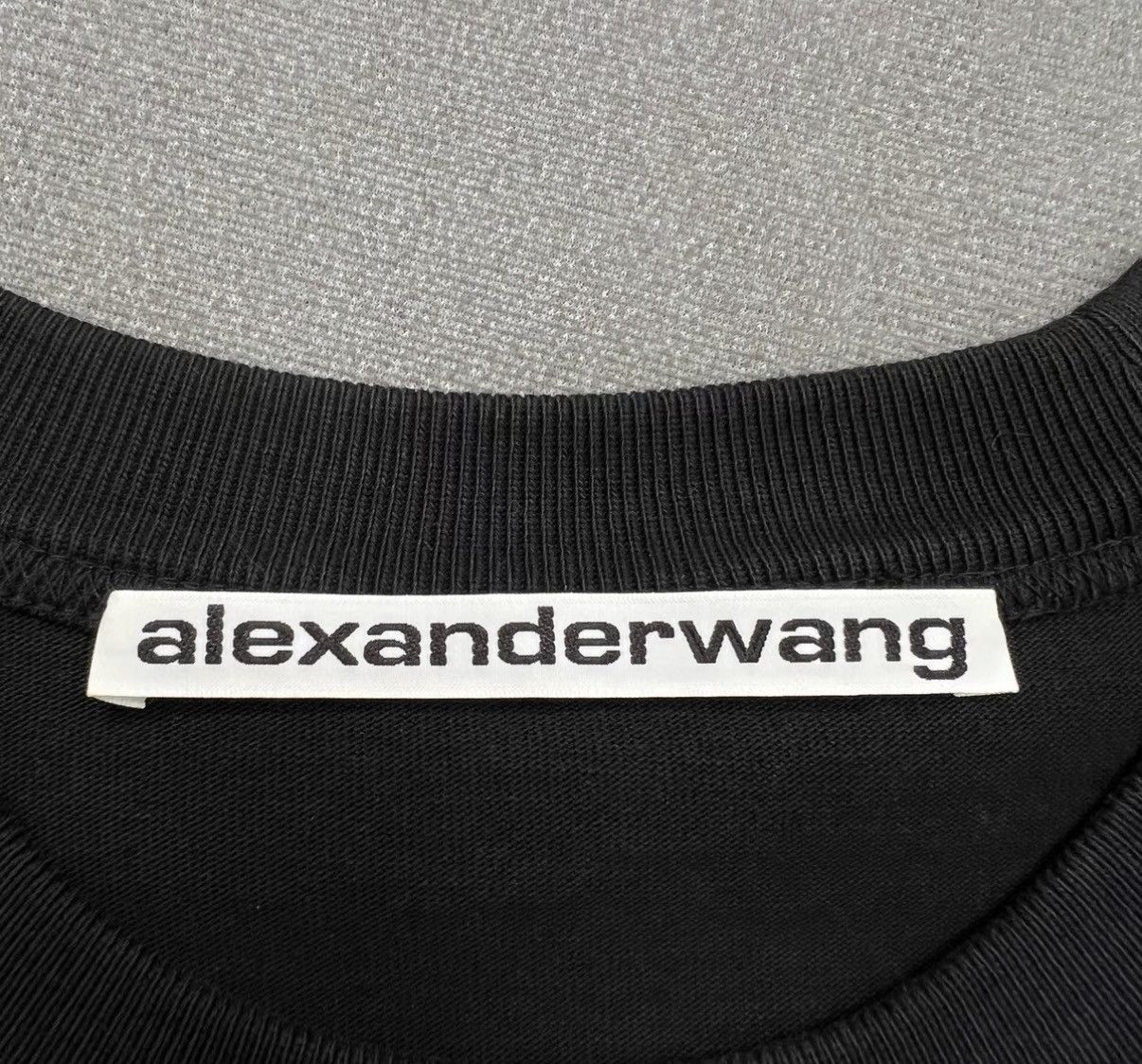 Alexander Wang Alexander Wang Black Foam Print Letter Short Sleeve T-Shirt Size US S / EU 44-46 / 1 - 4 Thumbnail