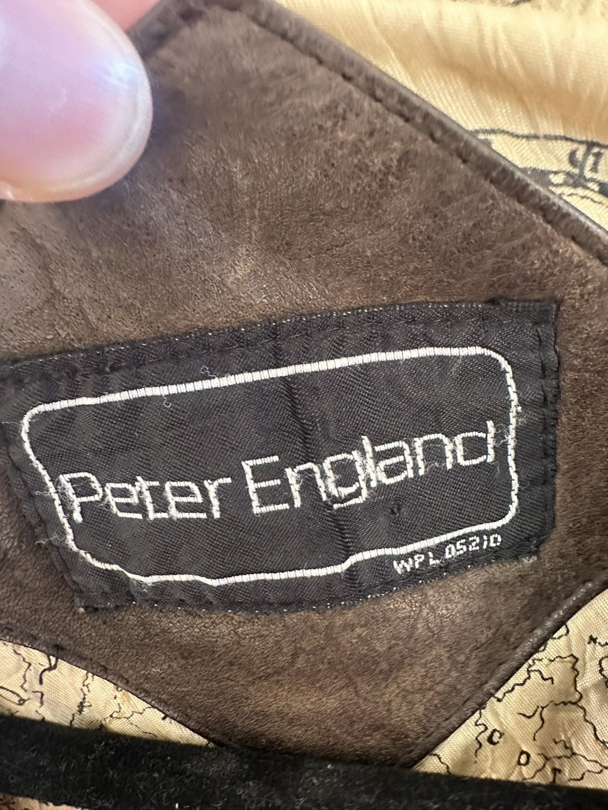 Vintage PETER ENGLAND VINTAGE LEATHER JACKET Size US XL / EU 56 / 4 - 6 Thumbnail