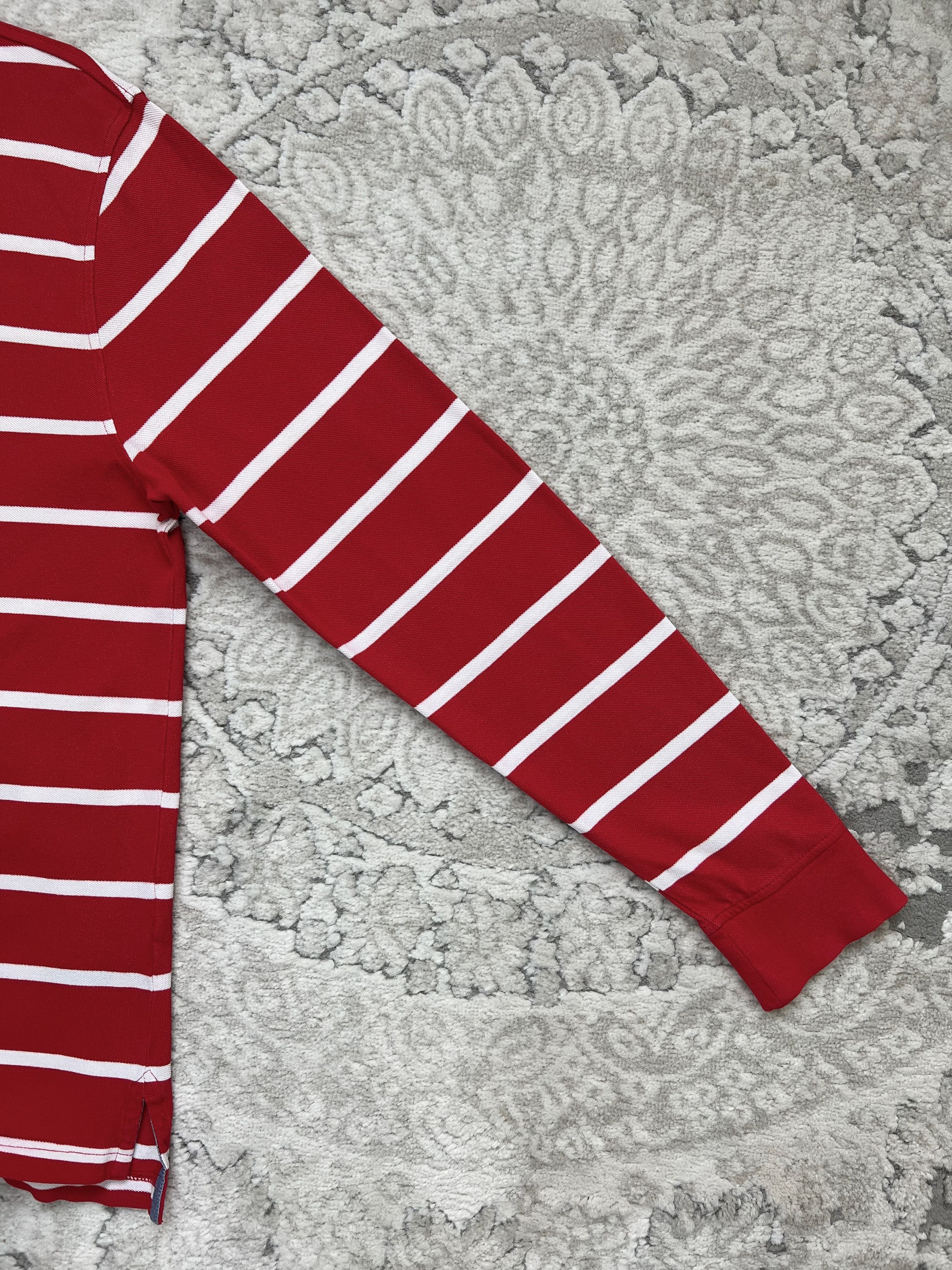 Tommy Hilfiger Tommy Hilfiger Striped Rugby Long Sleeve Polo Shirt M Size US M / EU 48-50 / 2 - 2 Thumbnail