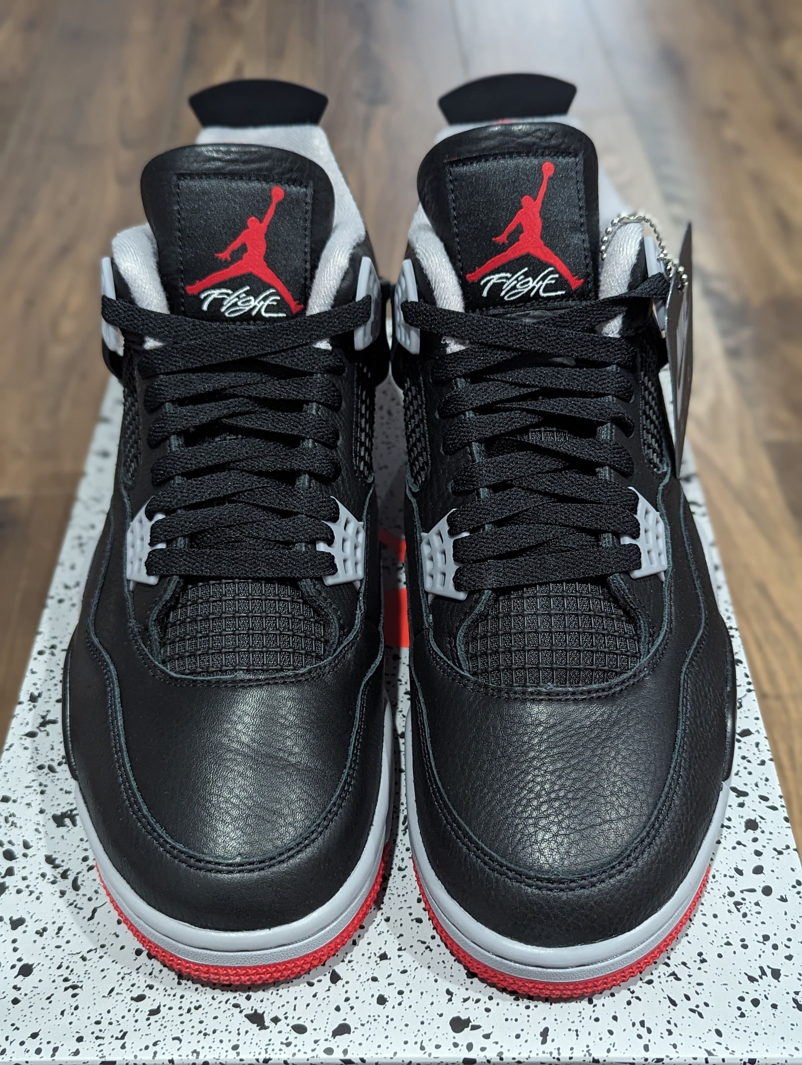 Jordan Brand × Nike Nike Air Jordan 4 Retro Bred Reimagined Size US 11 / EU 44 - 4 Thumbnail