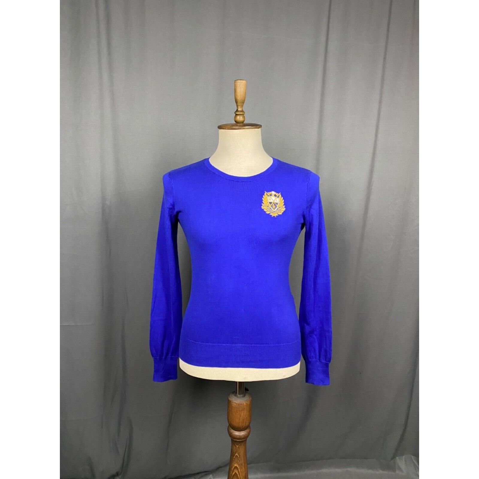 Ralph Lauren Blue Label MINT! Ralph Lauren Blue Label Big Logo Men's Blue Crewneck S Size US M / EU 48-50 / 2 - 5 Thumbnail