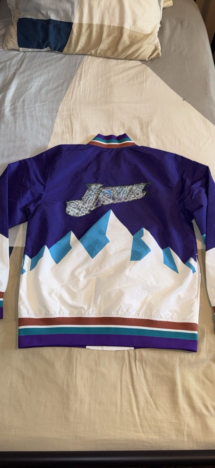 Mitchell & Ness NBA 75th. Anniversary Utah Jazz Warm Up Jacket Size US M / EU 48-50 / 2 - 2 Thumbnail