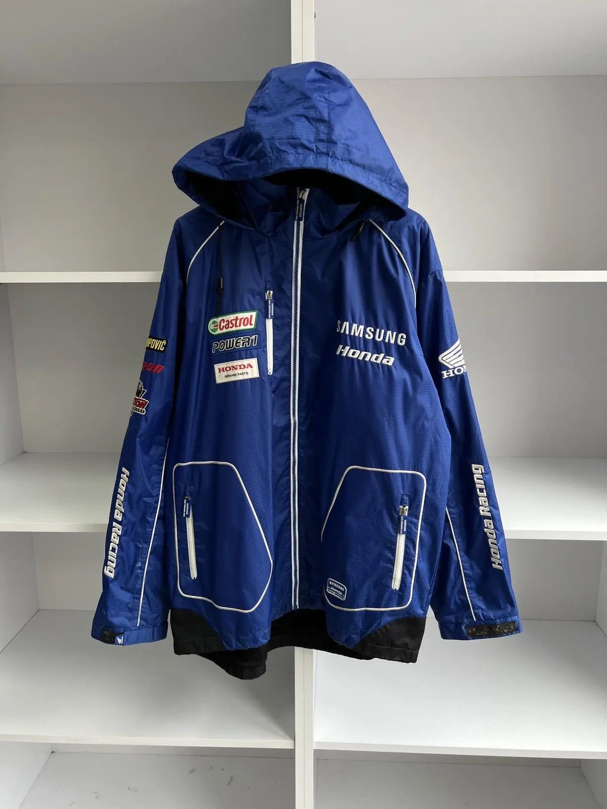 Honda × Vintage Vintage Racing Samsung Honda Racing Jacket Size US XL / EU 56 / 4 - 2 Thumbnail