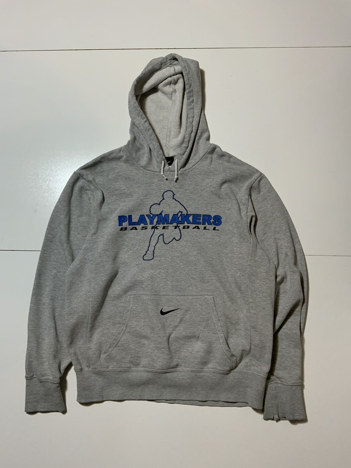 Nike Nike Center Swoosh Playmakers Basketball Pullover Hoodie Size US M / EU 48-50 / 2 - 1 Thumbnail