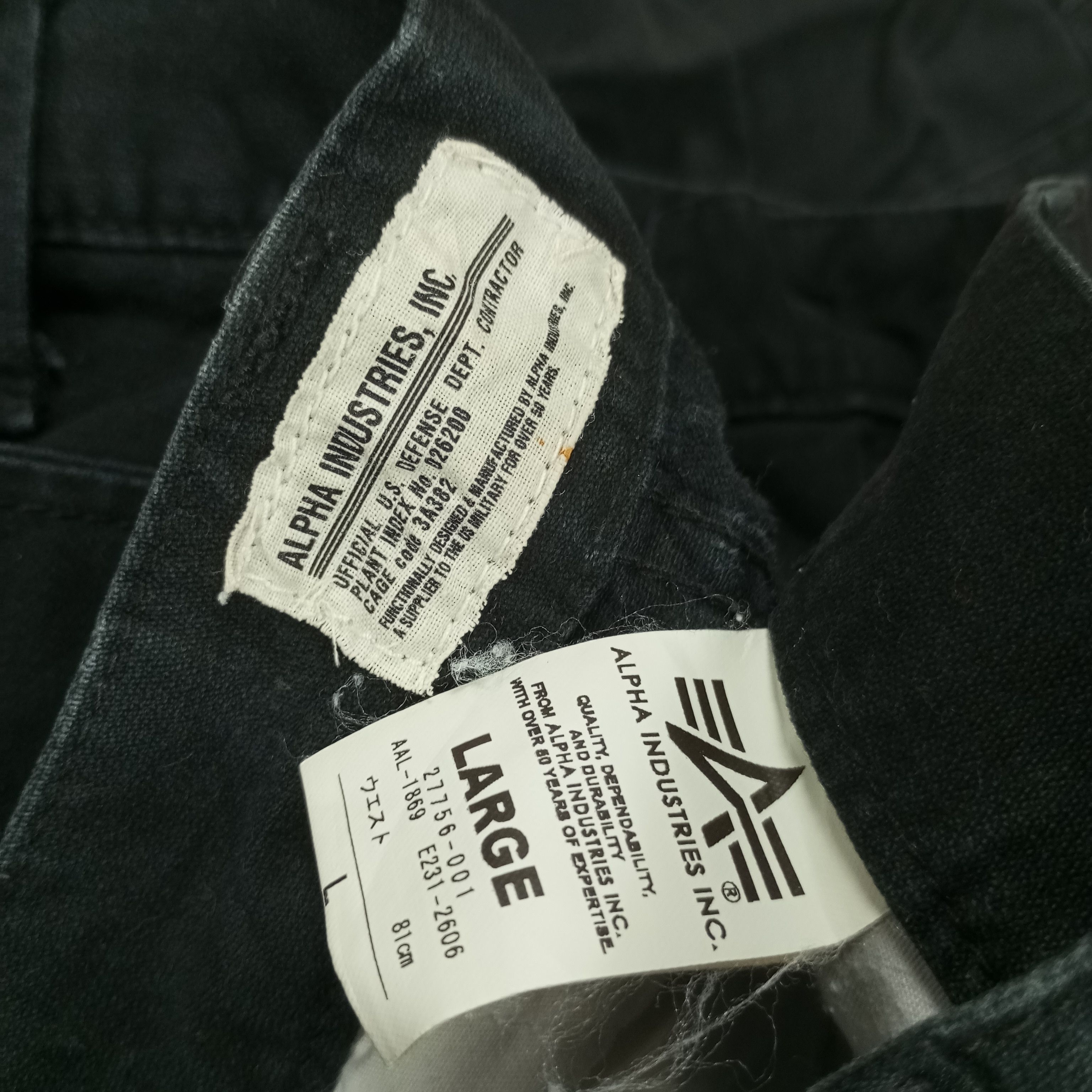 Alpha Industries × Vintage Alpha Industries Cargo Pants Streetwear Skater Style Size US 34 / EU 50 - 14 Thumbnail