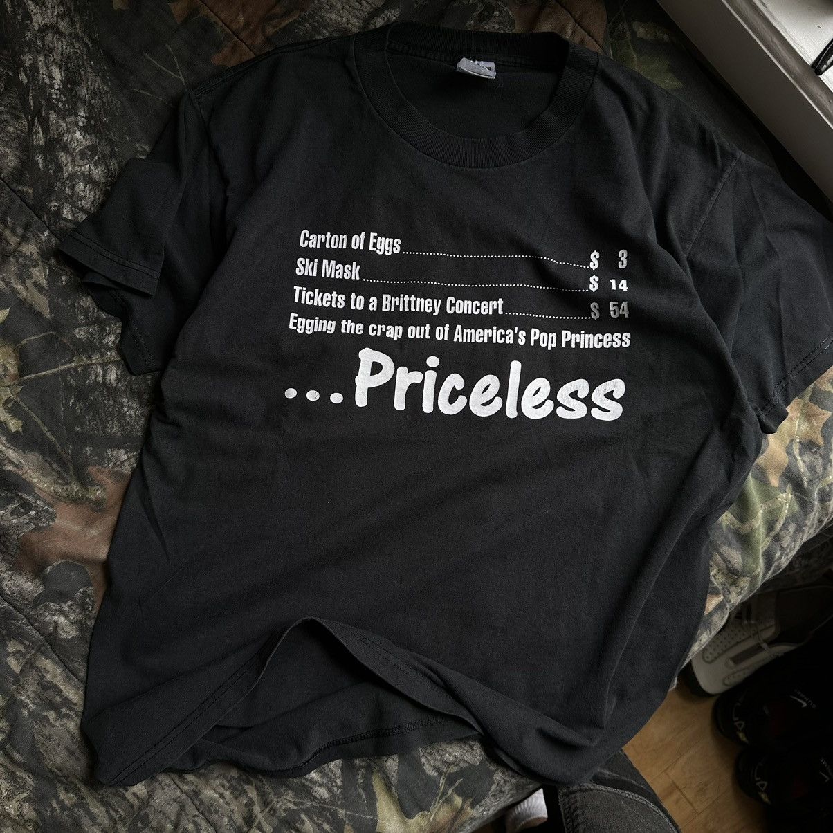 Other × Vintage Vintage 90s Funny Britney Spears America Princess Shirt Size US L / EU 52-54 / 3 - 4 Thumbnail