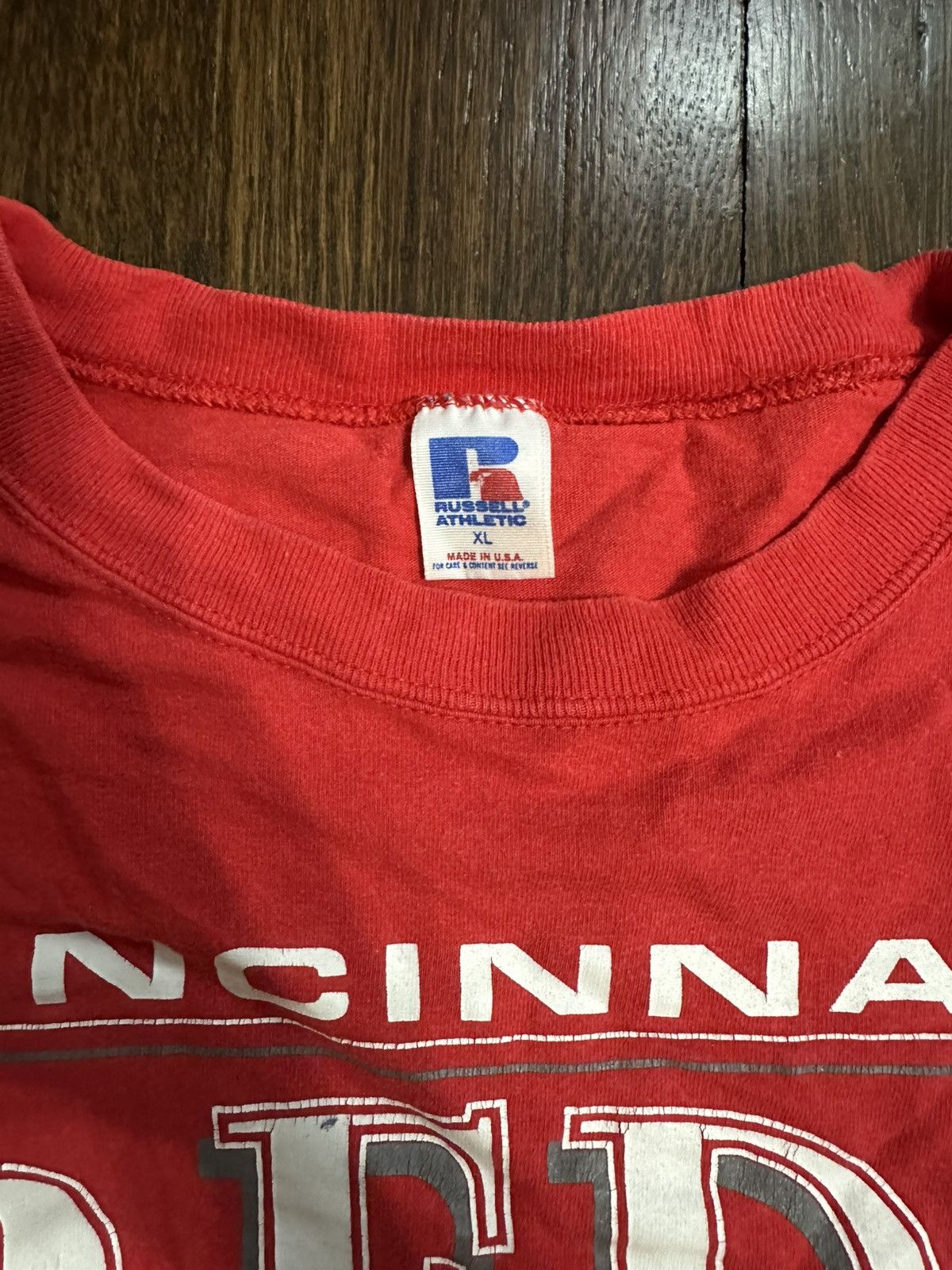 Russell Athletic Cincinnati Reds Vintage baseball shirt Size US L / EU 52-54 / 3 - 4 Thumbnail