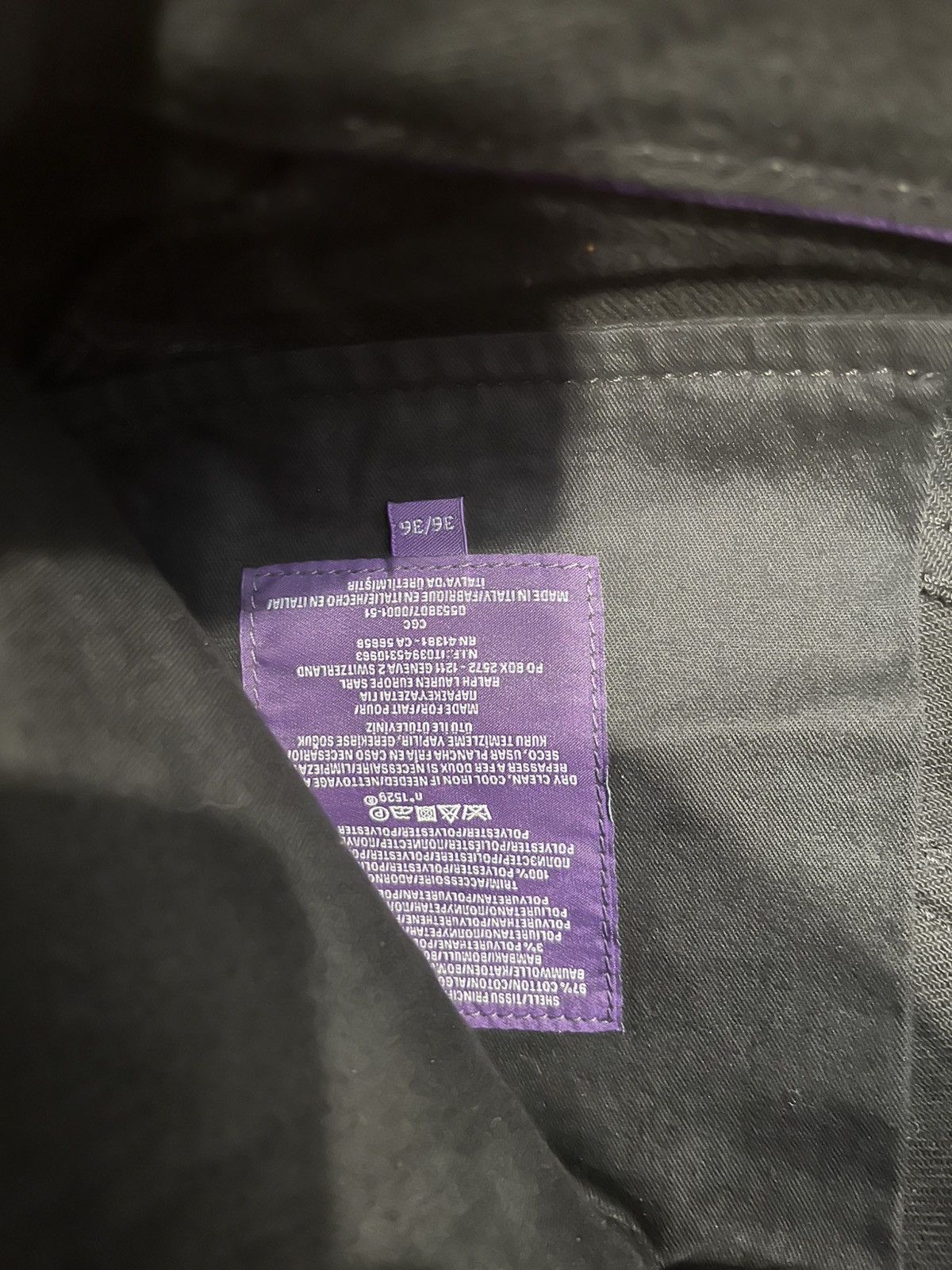 Ralph Lauren Ralph Lauren Purple Label black cargo moto denim 36x36 Size US 36 / EU 52 - 4 Thumbnail