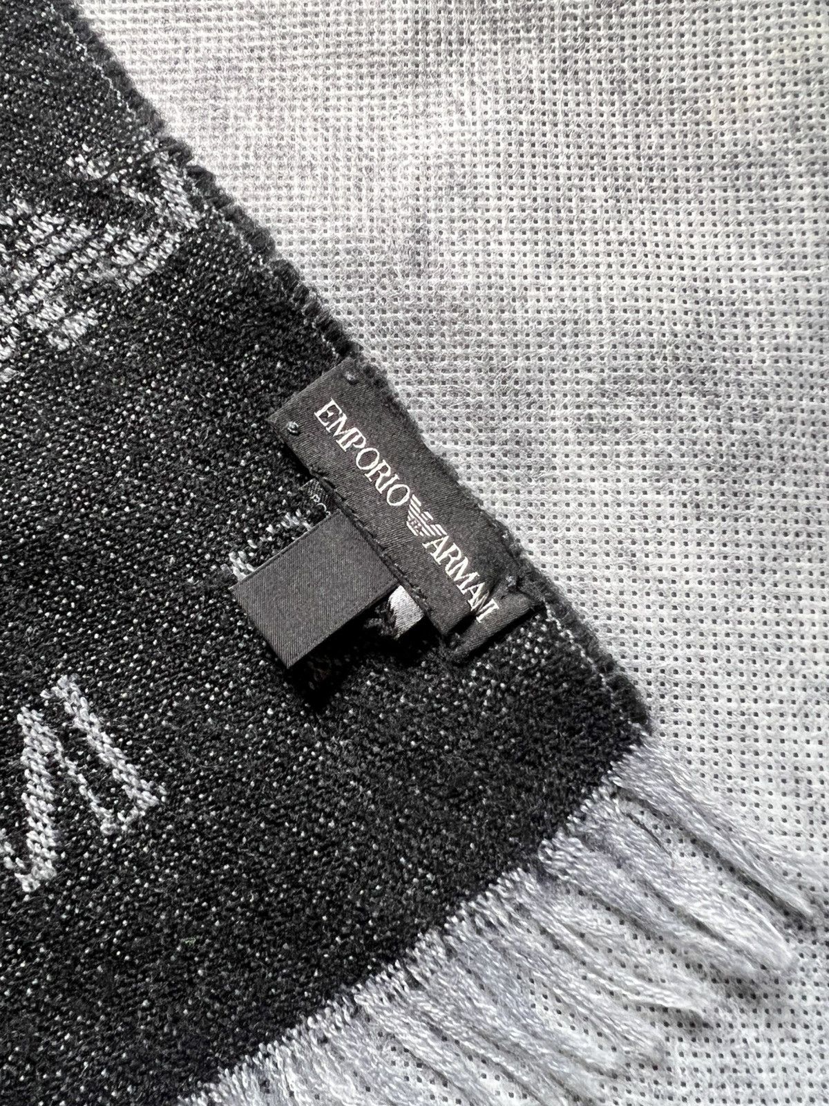 Emporio Armani Emporio Armani Monogram Scarf Size ONE SIZE - 8 Thumbnail