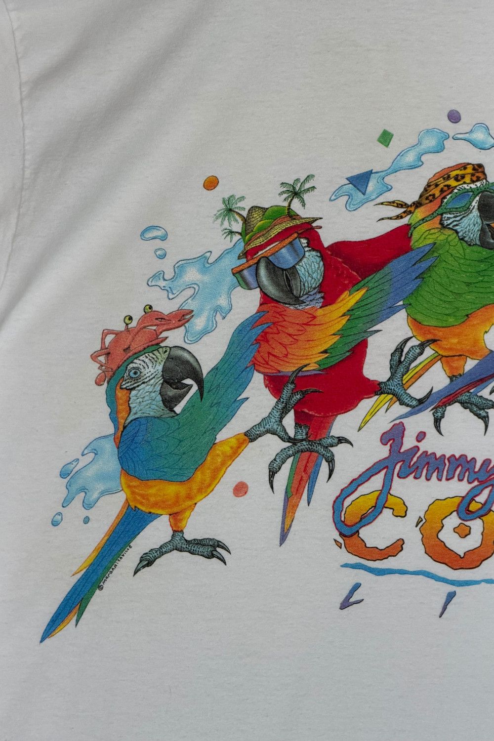 Vintage 1990s Jimmy Buffett Margaritaville Key West Conga Line Tee Size US XXL / EU 58 / 5 - 7 Thumbnail