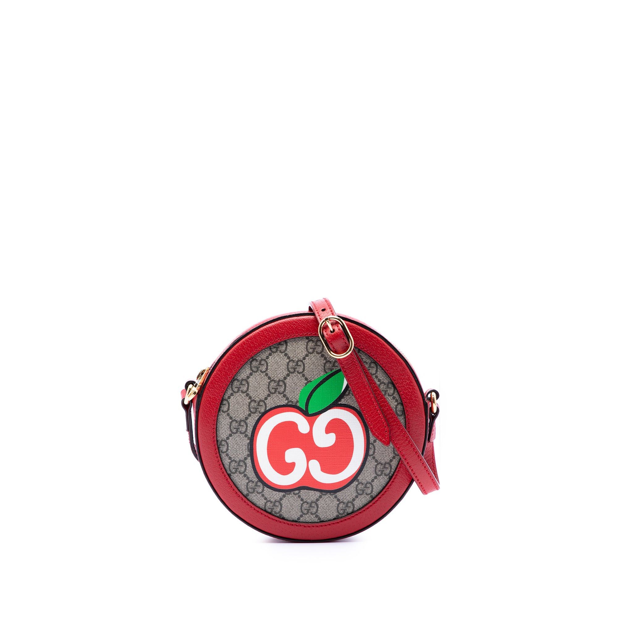Gucci GG Supreme Apple Round Crossbody Size ONE SIZE - 1 Thumbnail