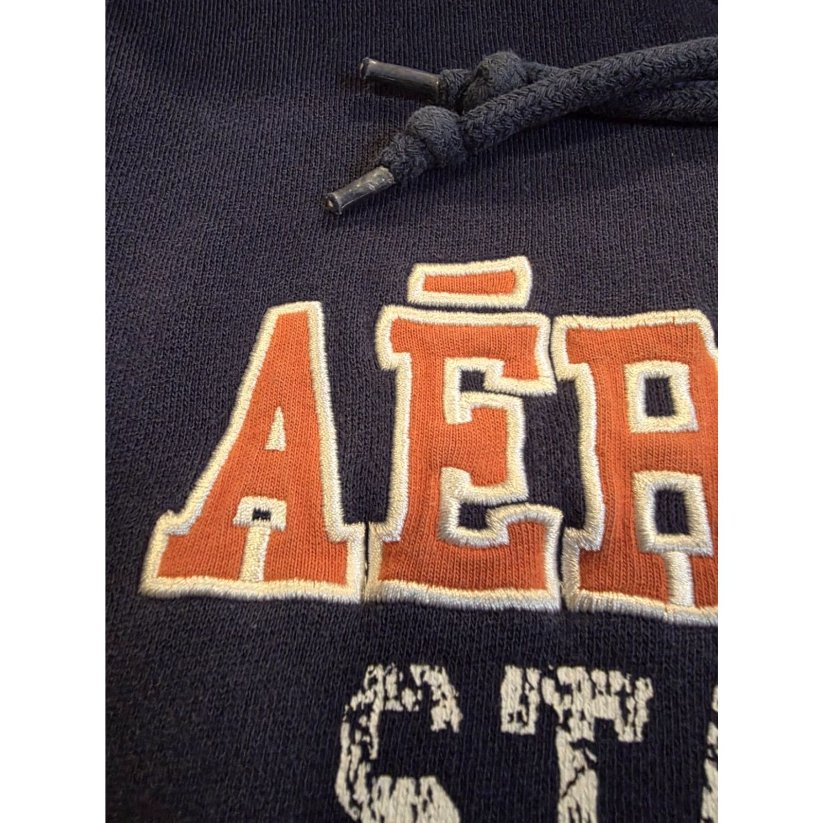 Aeropostale VINTAGE Aeropostale Heavyweight Embroidered Hoodie State Champs Blue Men XL Pullover Crew Neck Hooded Pockets 90s Classic Size US XL / EU 56 / 4 - 3 Thumbnail