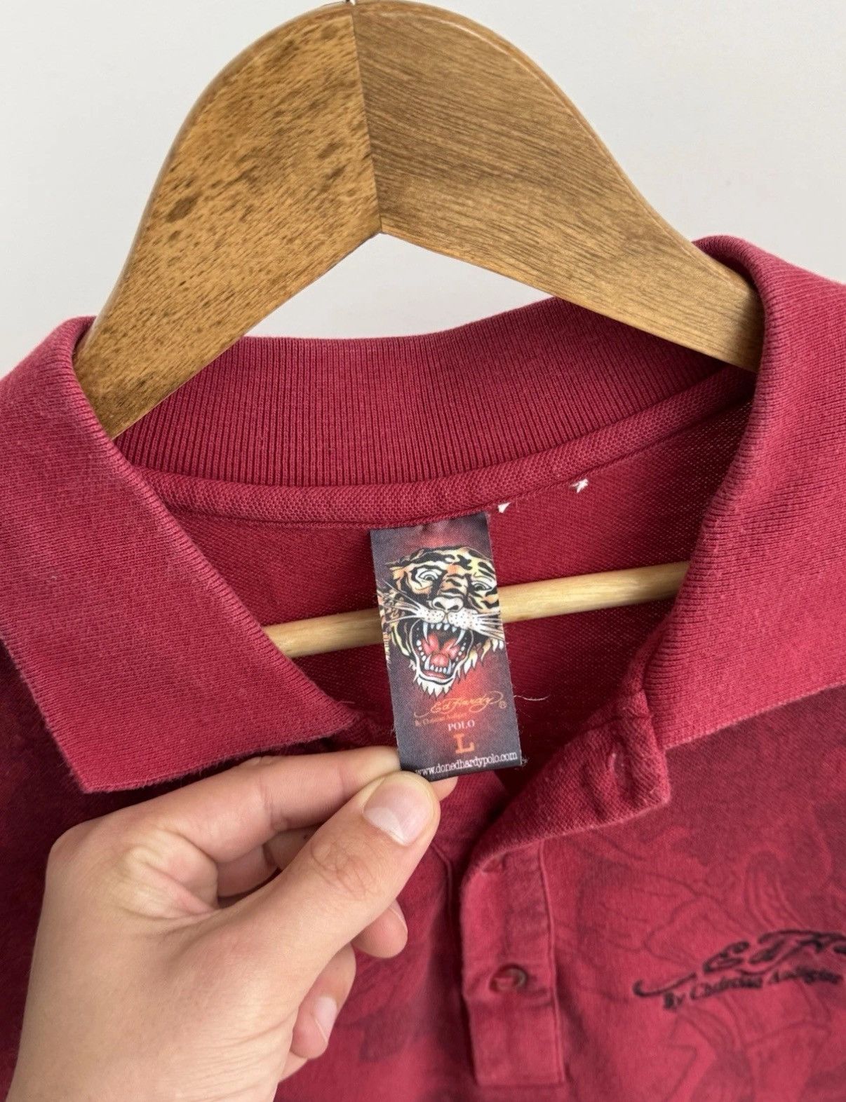 Ed Hardy Ed Hardy By Christian Audigier Design Vintage Rare Shirts Size US L / EU 52-54 / 3 - 9 Thumbnail
