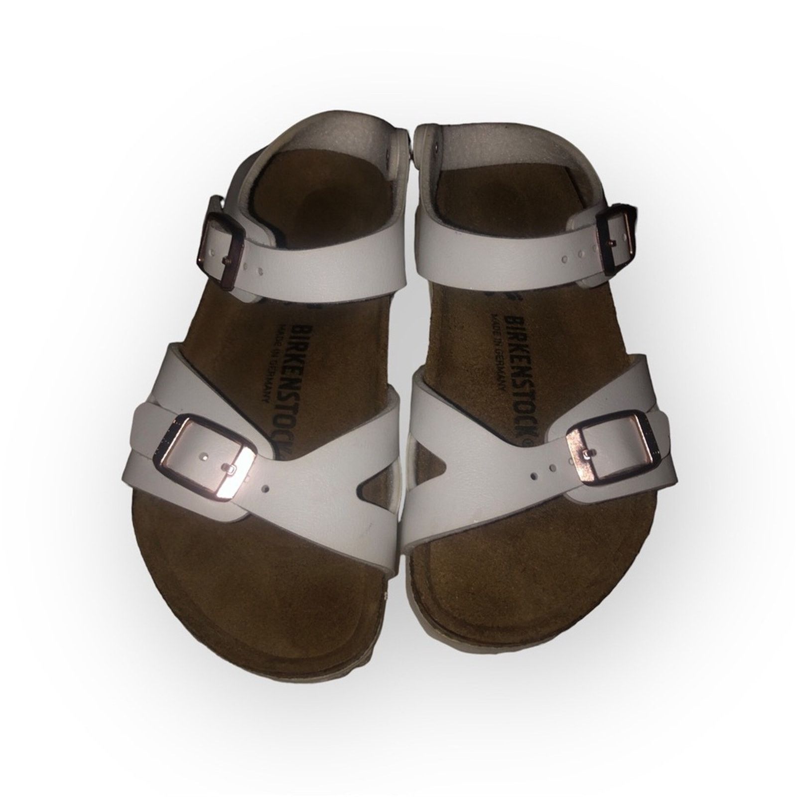 Birkenstock Girls Birkenstock white size 27 (US 10.5) Size US 10.5 / IT 40.5 - 5 Thumbnail
