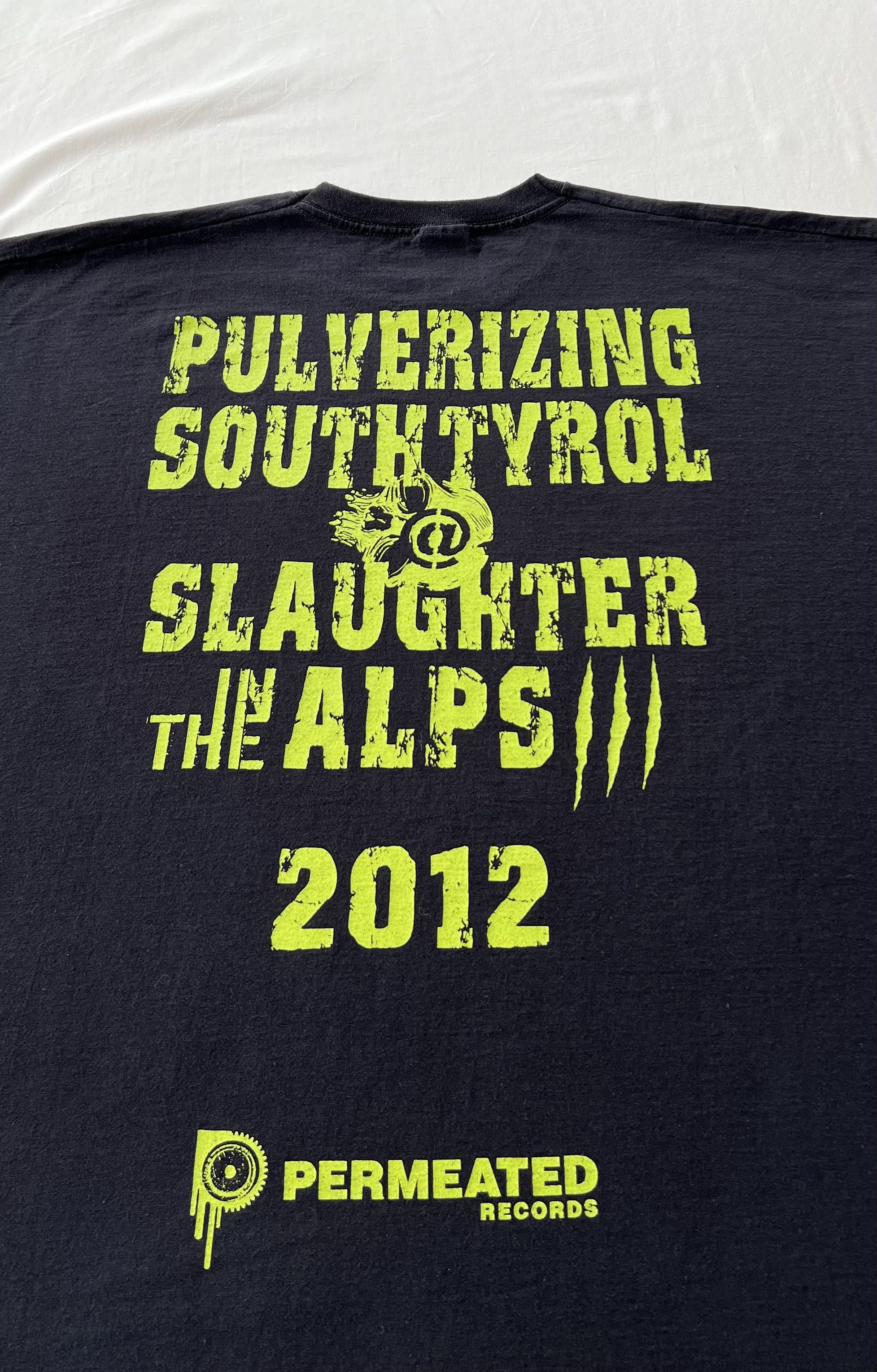 Band Tees Vintage 2012 Sick Brutal Death Metal Band T-shirt Size US XXL / EU 58 / 5 - 11 Thumbnail