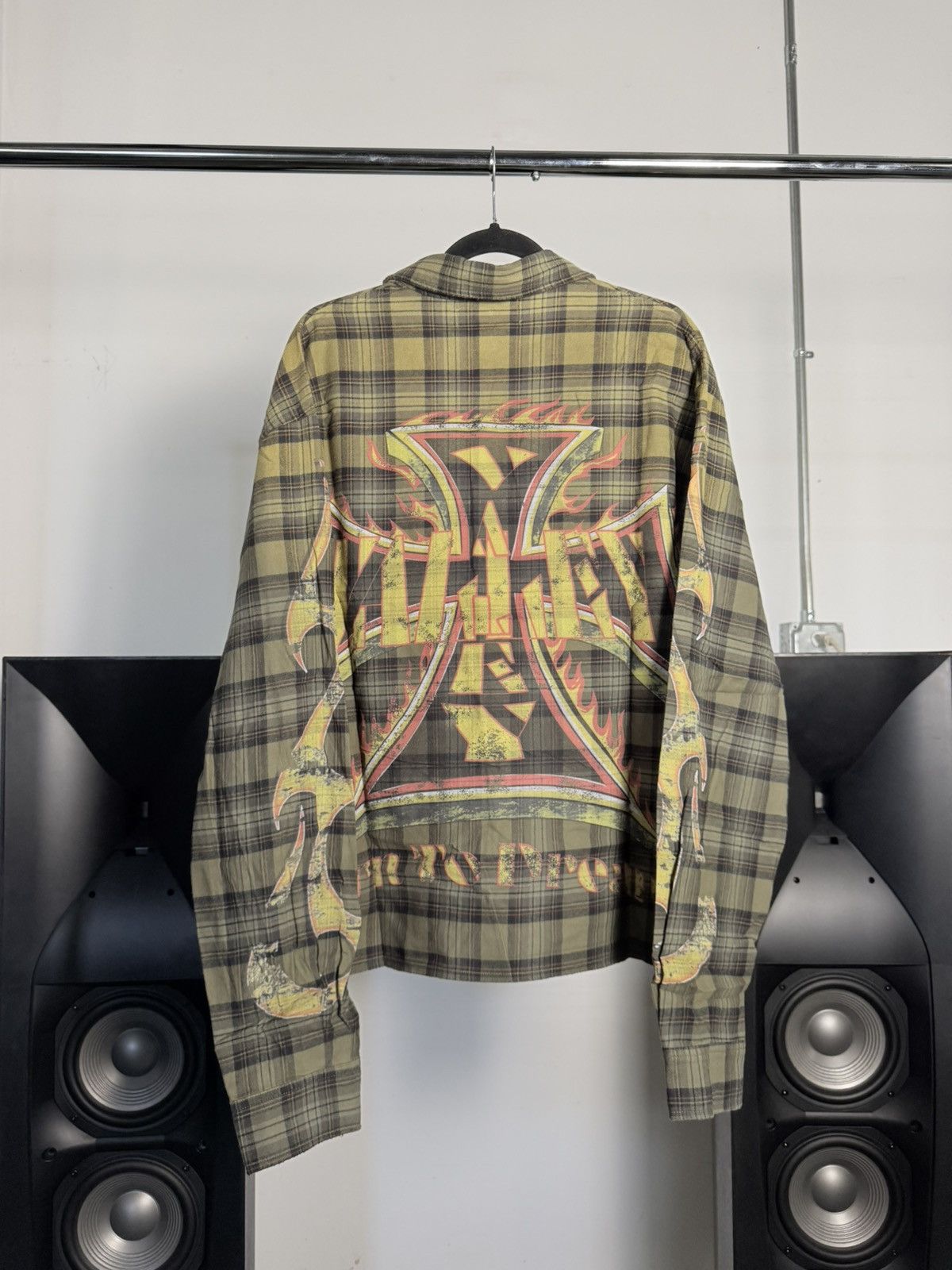 Vale Vale Forever Reborn Chopper Flannel Shirt Size US L / EU 52-54 / 3 - 7 Thumbnail