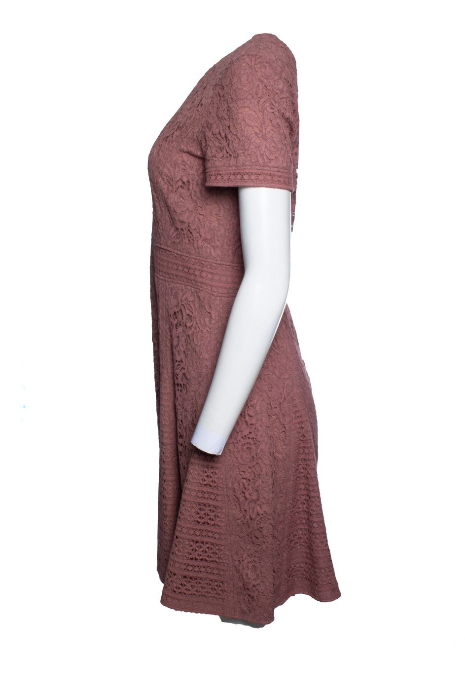 Burberry Burberry, Mauve dress in old pink Size M / US 6-8 / IT 42-44 - 2 Thumbnail