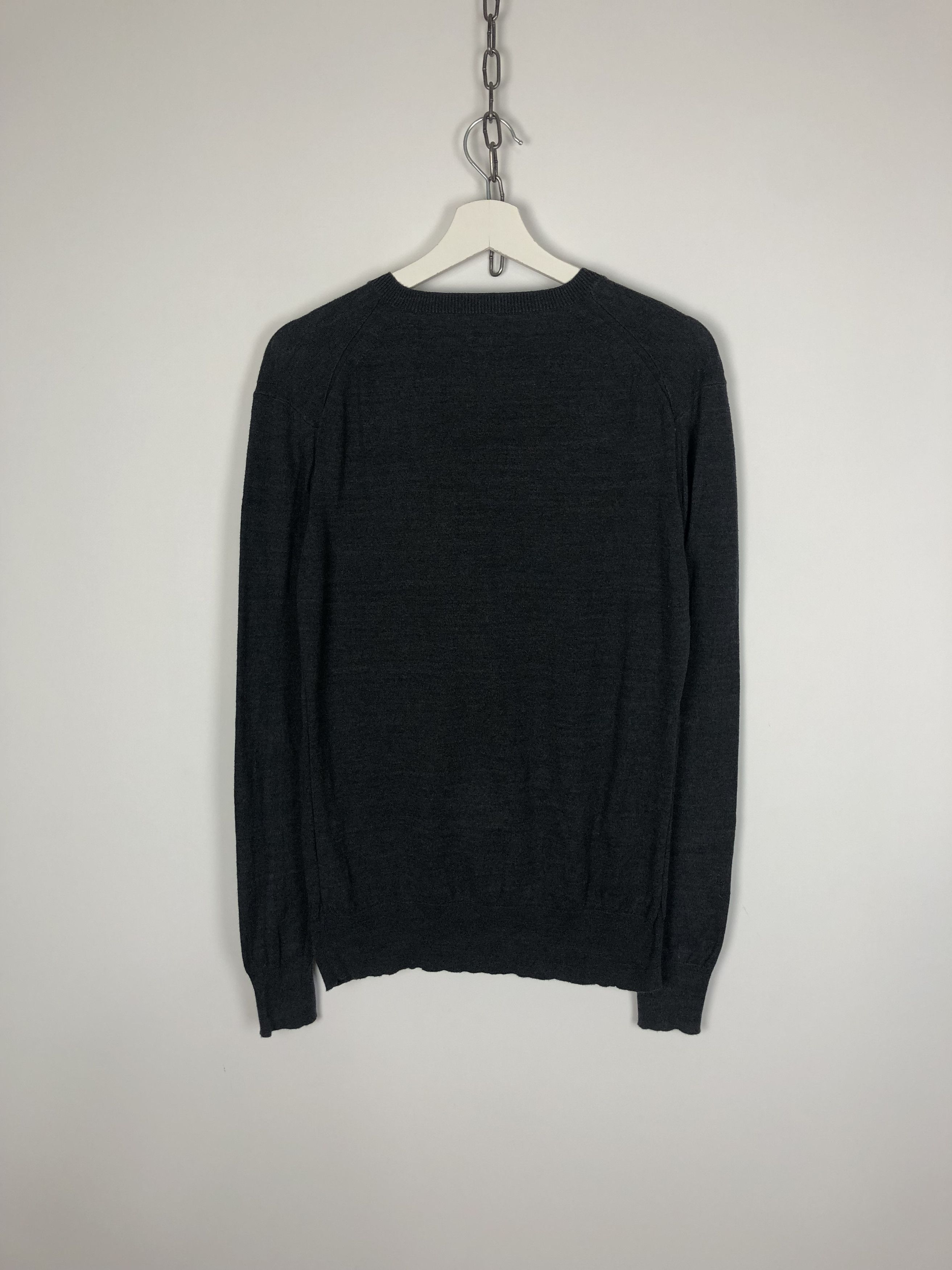Allsaints Allsaints Fritz V-Neck Sweater Pullover Gray size S Size US S / EU 44-46 / 1 - 7 Thumbnail