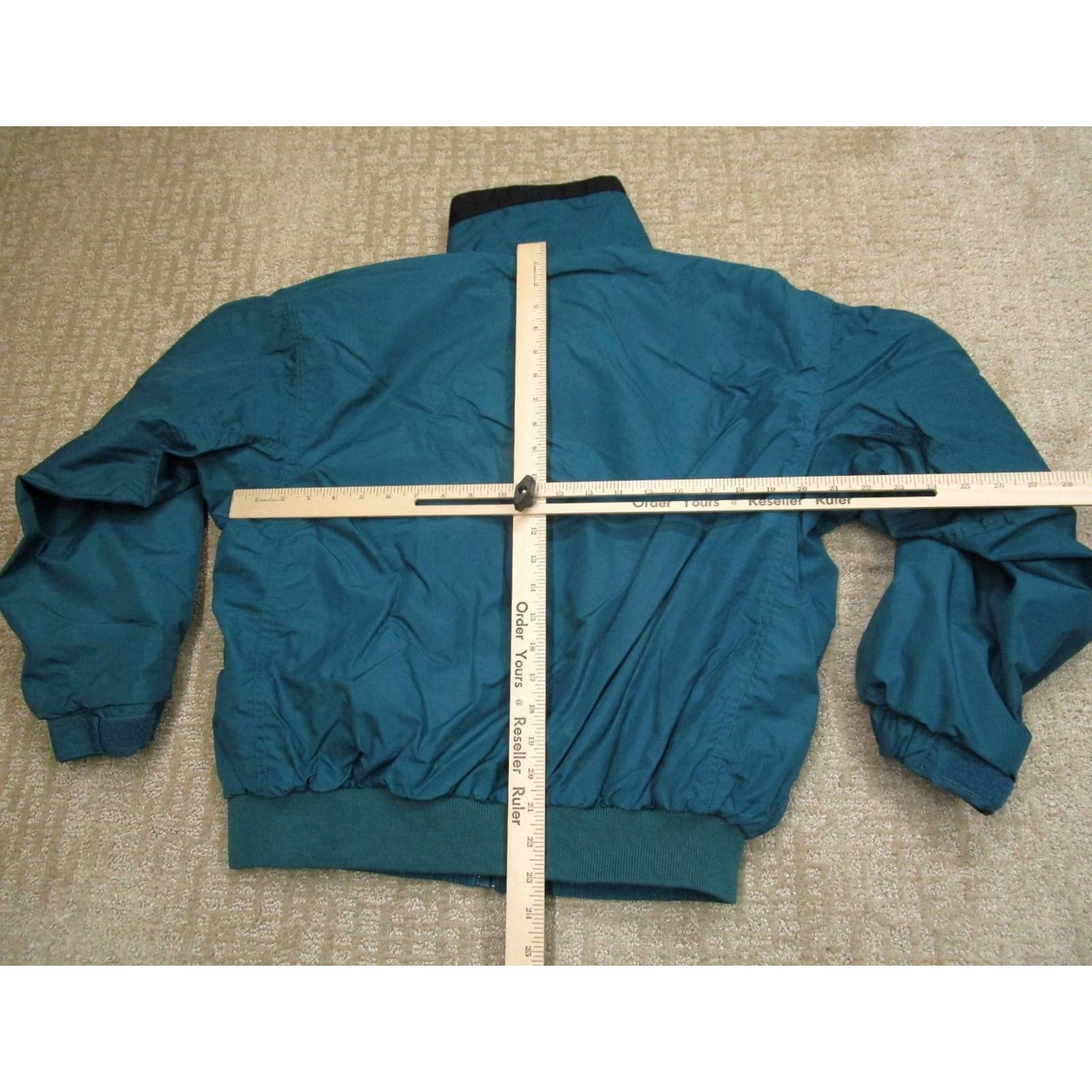 Vintage Columbia Jacket Women M Blue Teal Plaid Insulated Lined Bomber 90s Outdoor Vintage Ski Coat Size M / US 6-8 / IT 42-44 - 5 Thumbnail