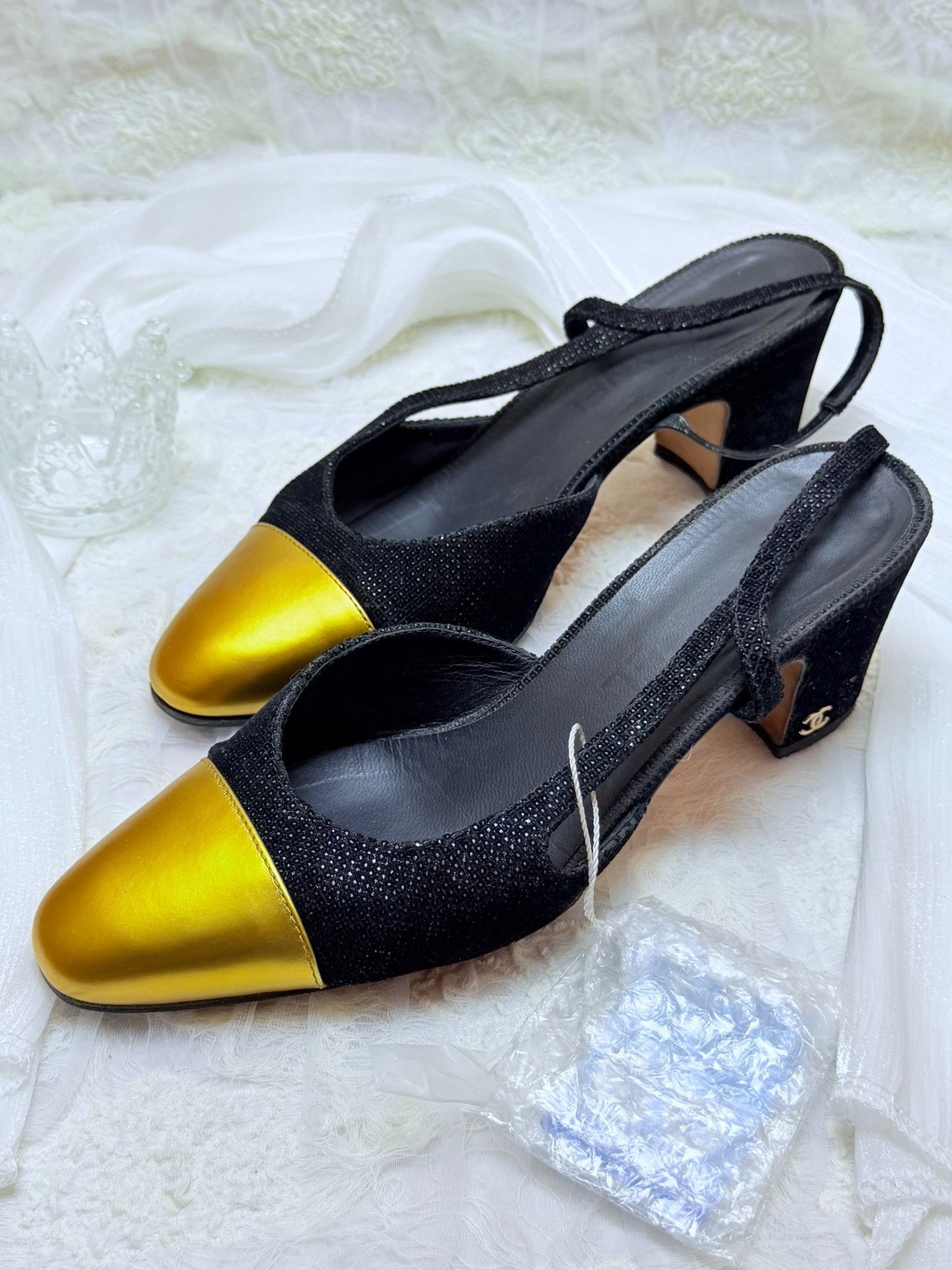 Chanel Chanel Black Sandals us_7-5 Women Size US 7.5 / IT 37.5 - 1 Thumbnail