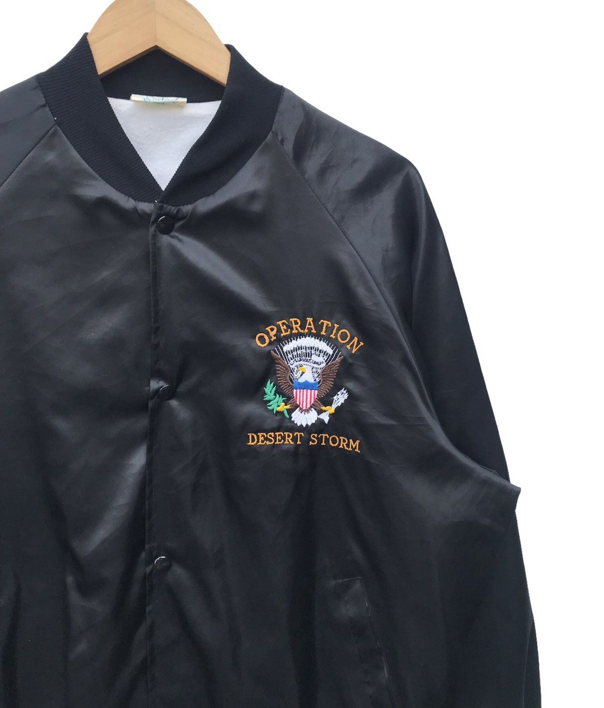 Vintage Vintage Operation Desert Storm Military Black Coach Jacket Size US XL / EU 56 / 4 - 4 Thumbnail
