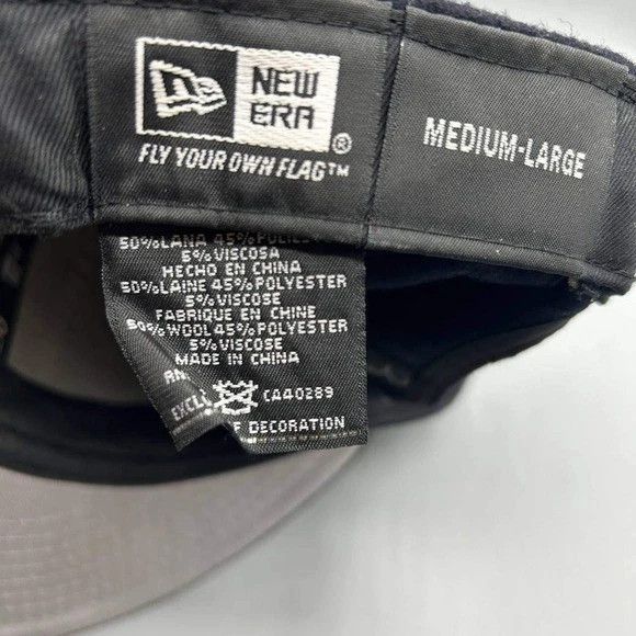 New Era New York Yankees Hat Men M-L Navy Derek Jeter Snap Back Cap Size ONE SIZE - 5 Thumbnail