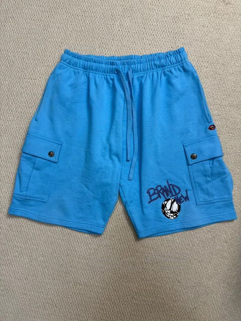 Chrome Hearts CHROME HEARTS Size XL Mattyboy graffiti blue shorts Size US 33 - 1 Thumbnail