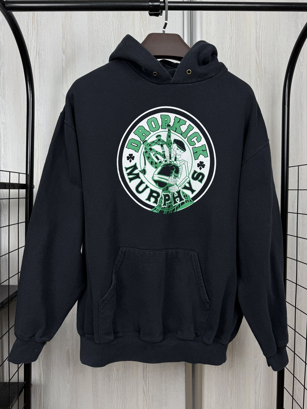 Fruit Of The Loom Dropkick Murphy’s vintage y2k #58 hoodie skeleton Ireland Size US L / EU 52-54 / 3 - 2 Thumbnail