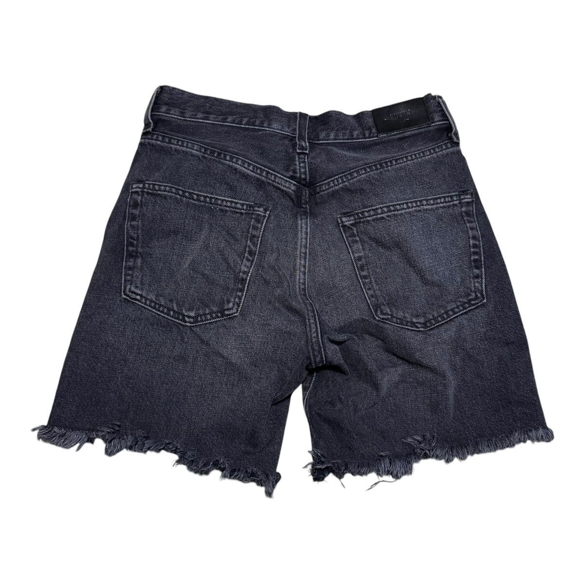 Edwin Edwin Cai Short Black 6” Inseam Cut Off Shorts Women’s 27” Size 27" / US 4 / IT 40 - 1 Thumbnail