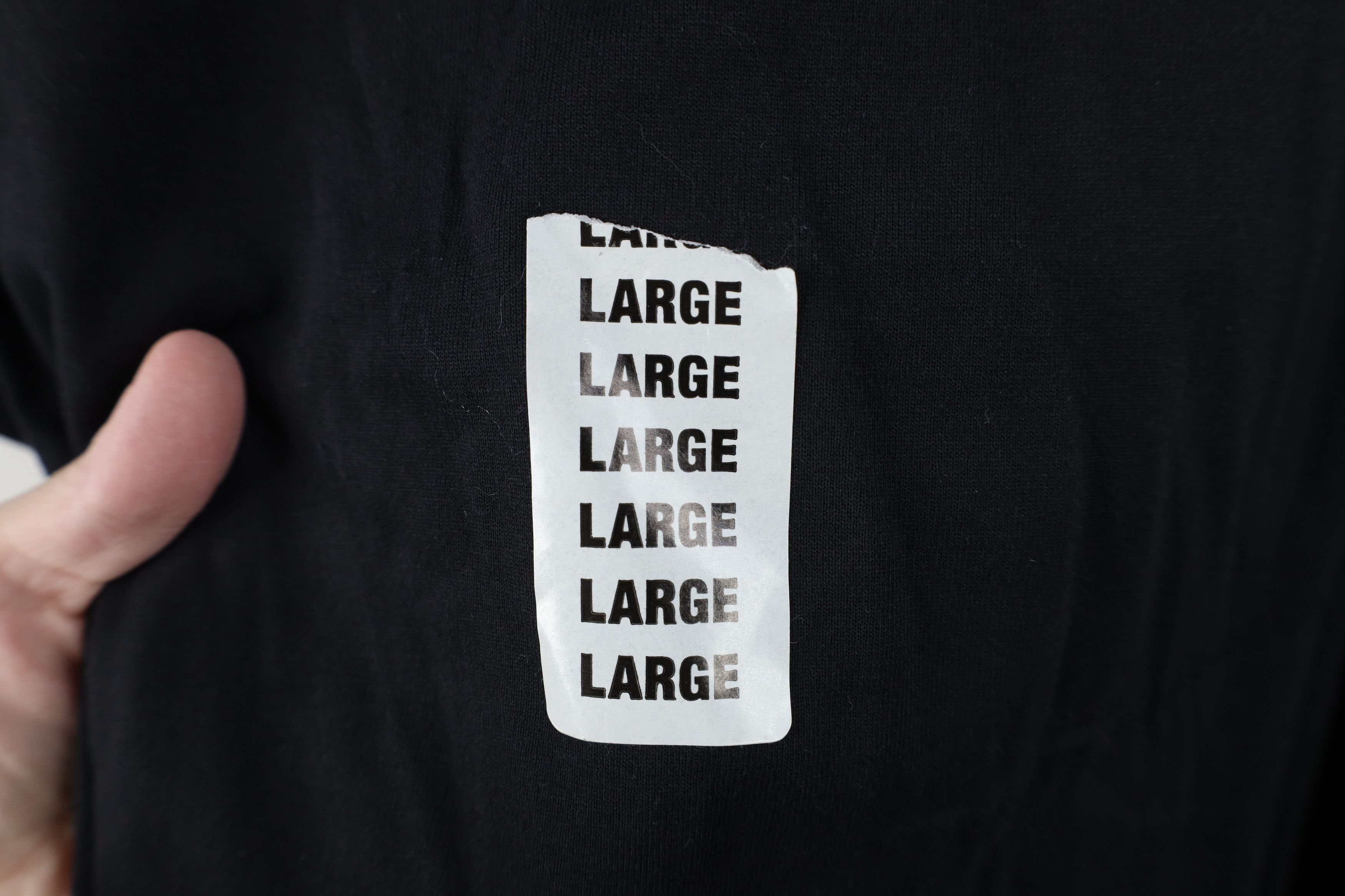 Vintage Deadstock Vintage 90s Streetwear Fit Henley T-Shirt Black Size US L / EU 52-54 / 3 - 8 Thumbnail