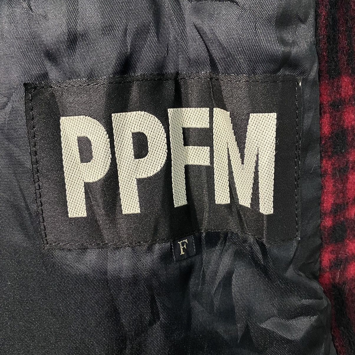 Japanese Brand × PPFM PPFM Checked Long Coat Jacket Size US M / EU 48-50 / 2 - 16 Thumbnail