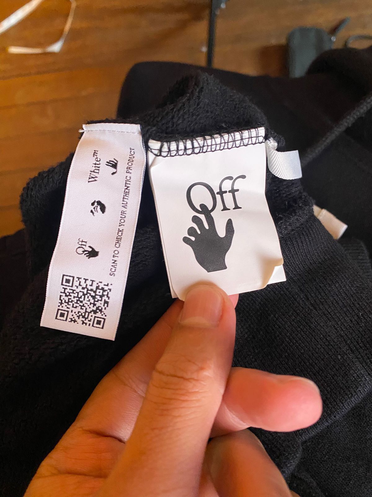 Off-White OFF-WHITE Caravaggio Diag Sleeve Hoodie Size US S / EU 44-46 / 1 - 6 Thumbnail