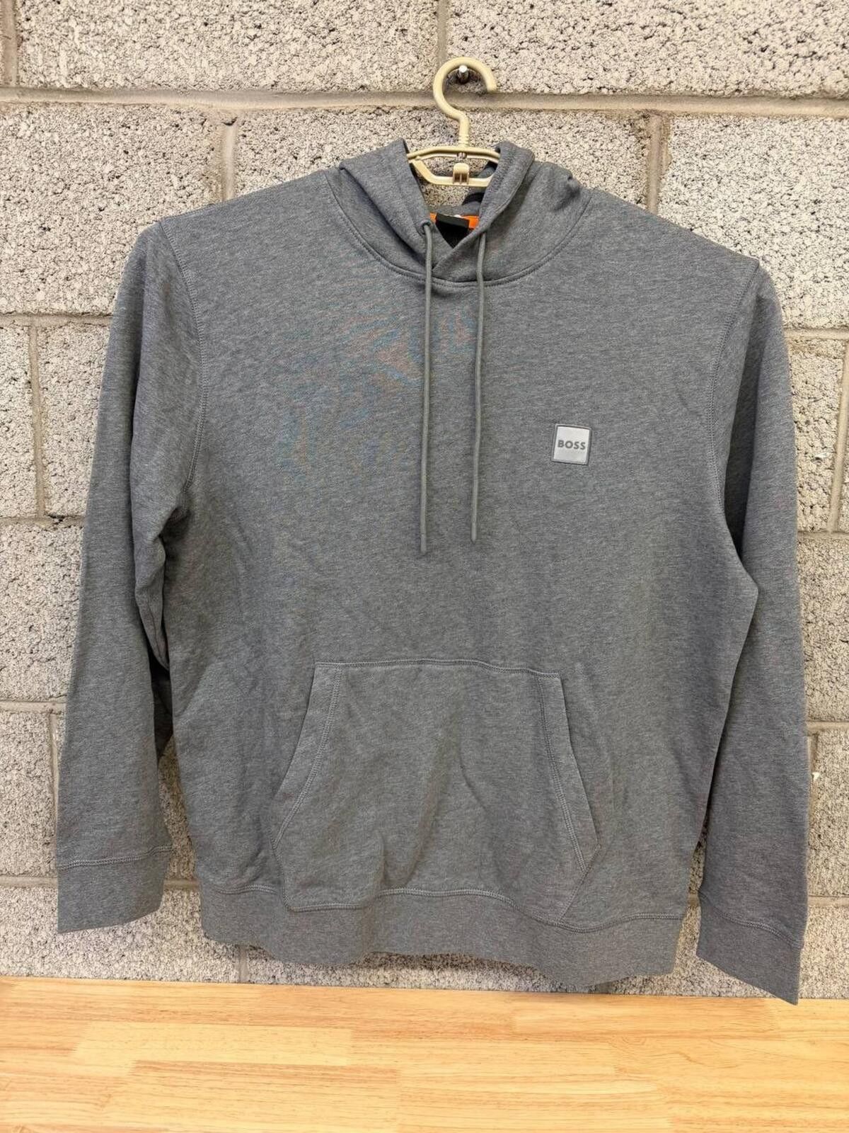Hugo Boss BOSS Hoodie XXL Gray Minimal Luxury Pullover Sweatshirt Size US XXL / EU 58 / 5 - 1 Thumbnail